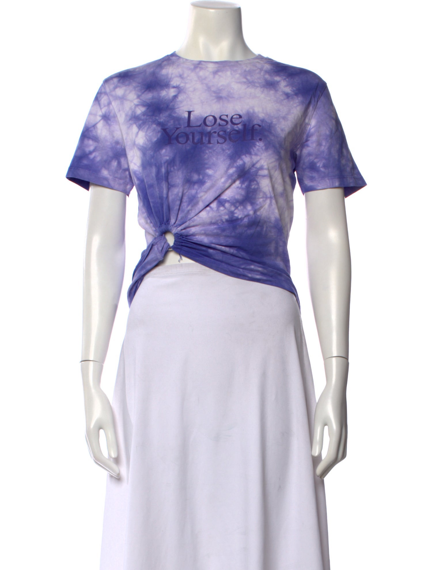 Paco Rabanne Tie-Dye Print Crew Neck T-Shirt