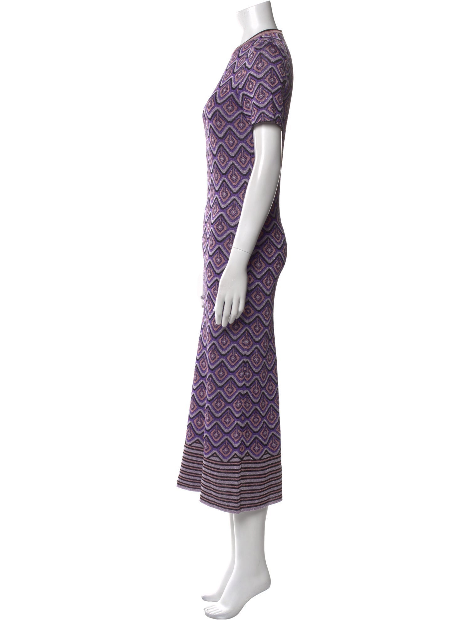 Paco Rabanne Printed Long Dress