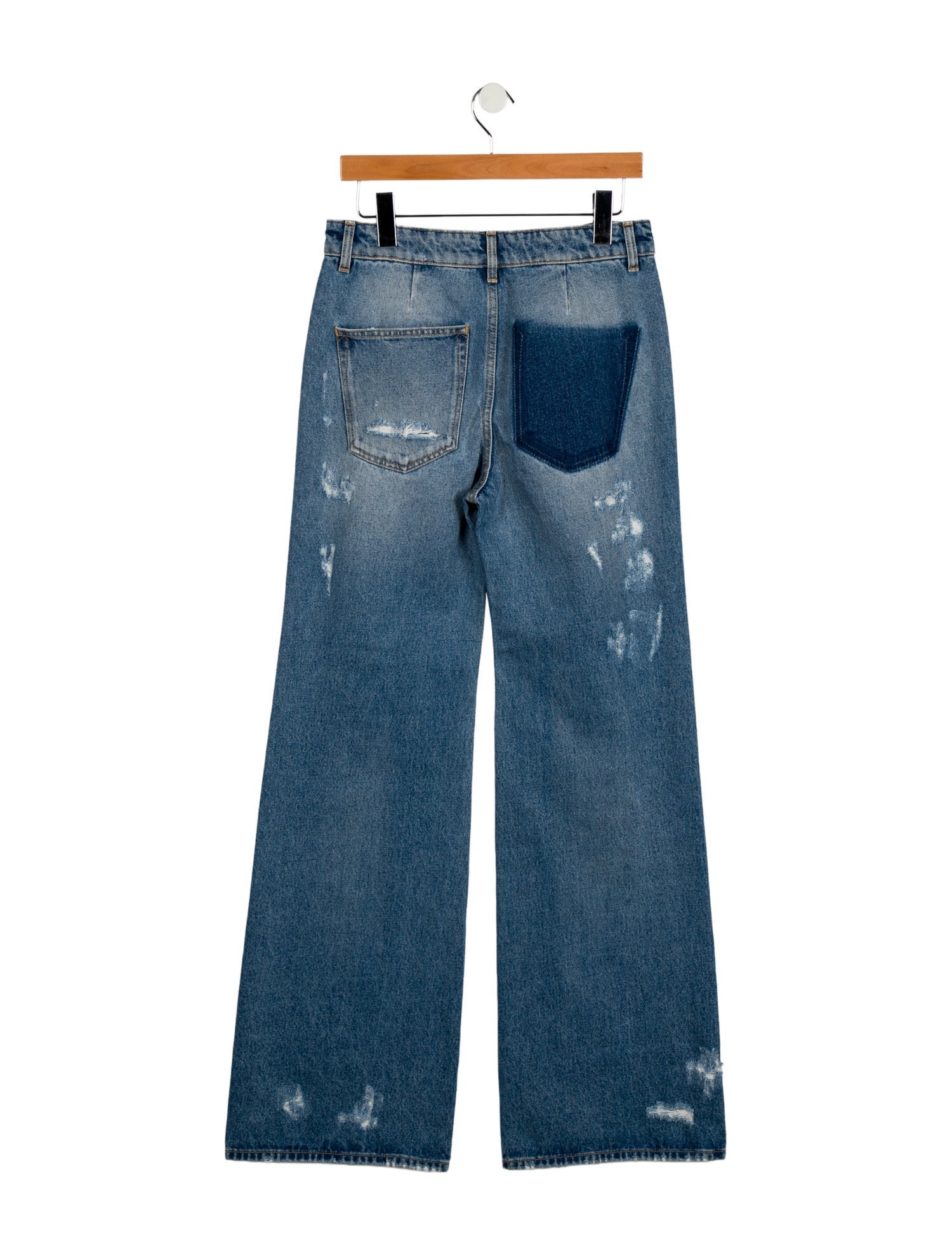 Paco Rabanne High-Rise Wide Leg Jeans w/ Tags