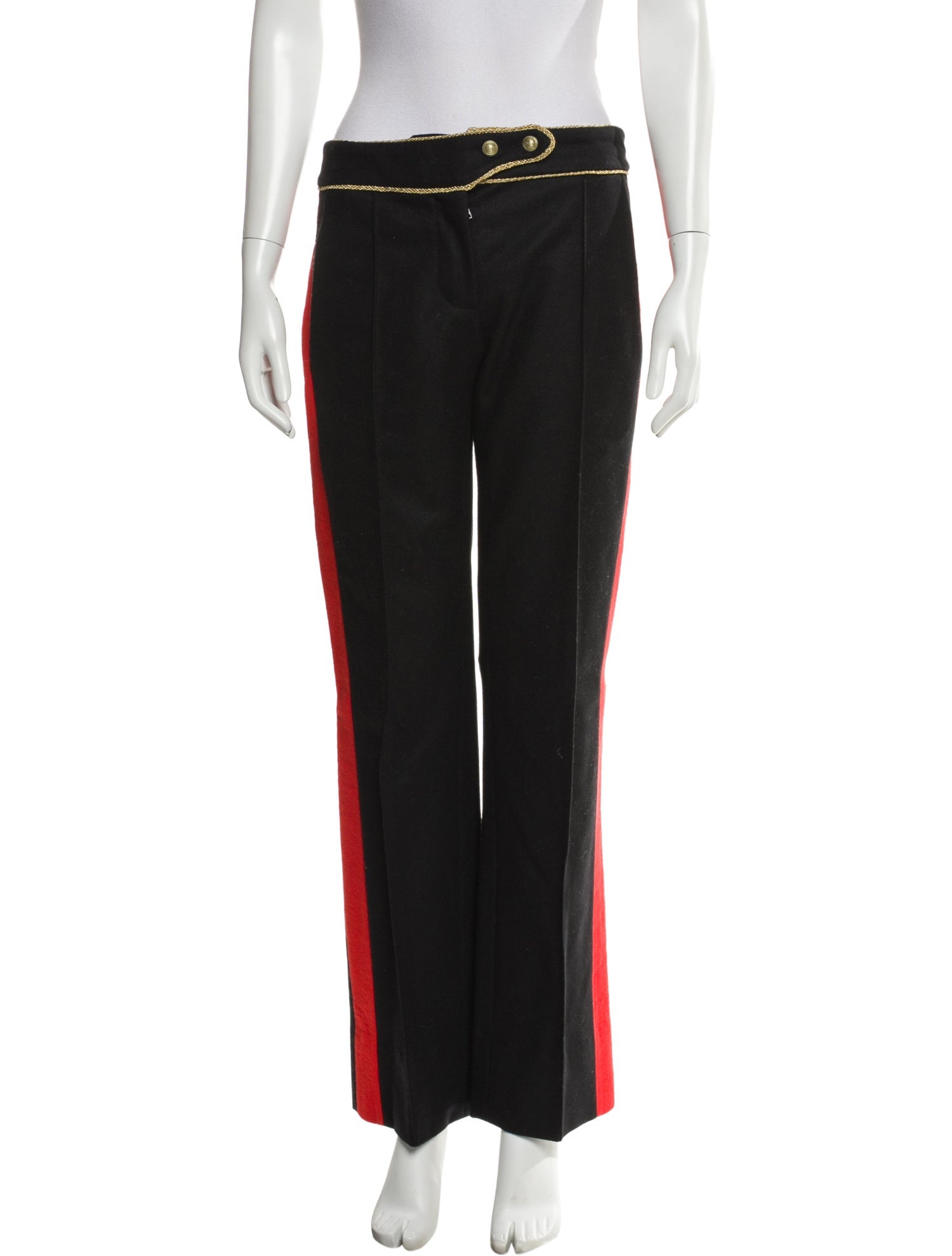 Paco Rabanne Wool Wide Leg Pants