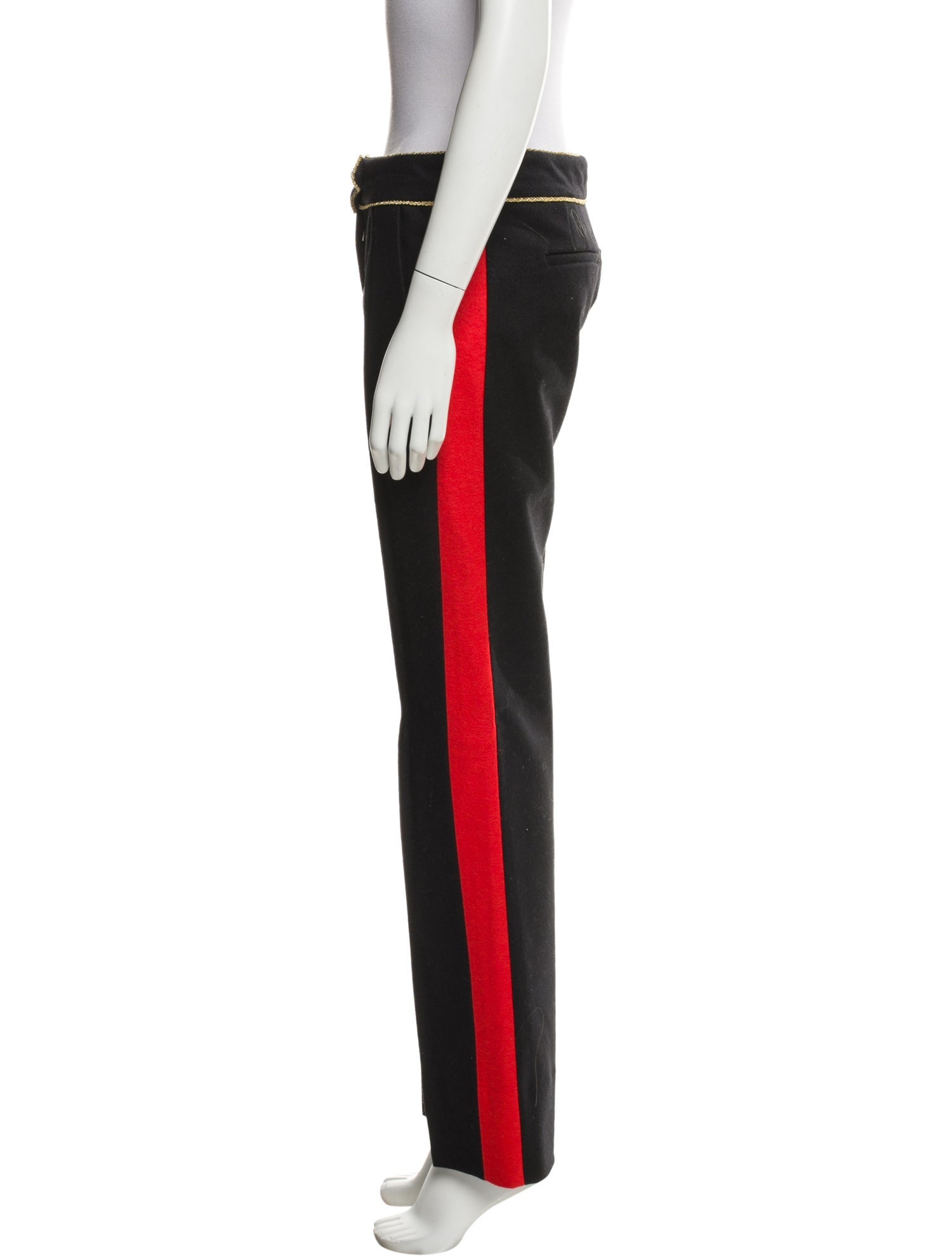 Paco Rabanne Wool Wide Leg Pants