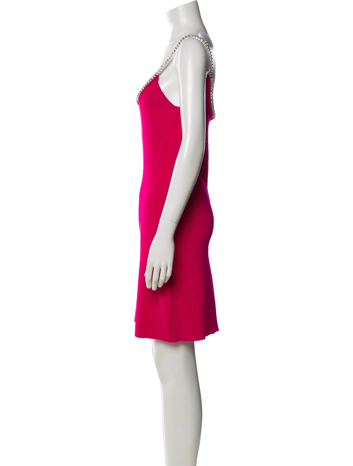 Paco Rabanne Scoop Neck Mini Dress