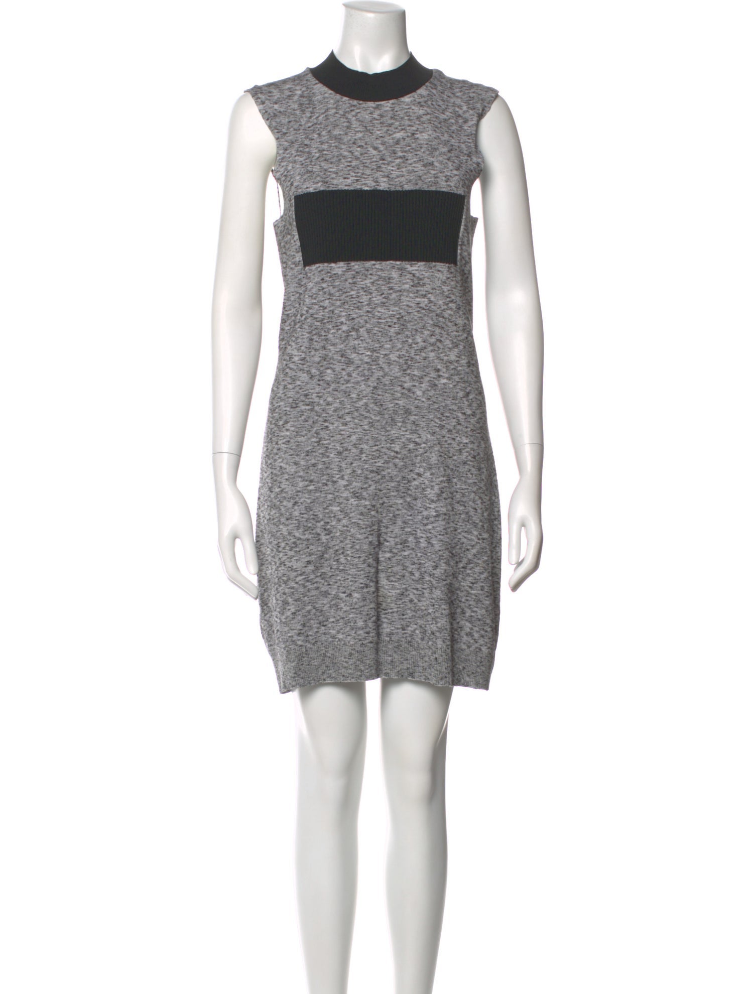 Paco Rabanne Crew Neck Mini Dress