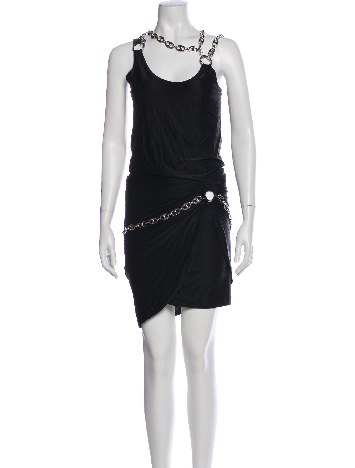 Paco Rabanne Scoop Neck Mini Dress w/ Tags