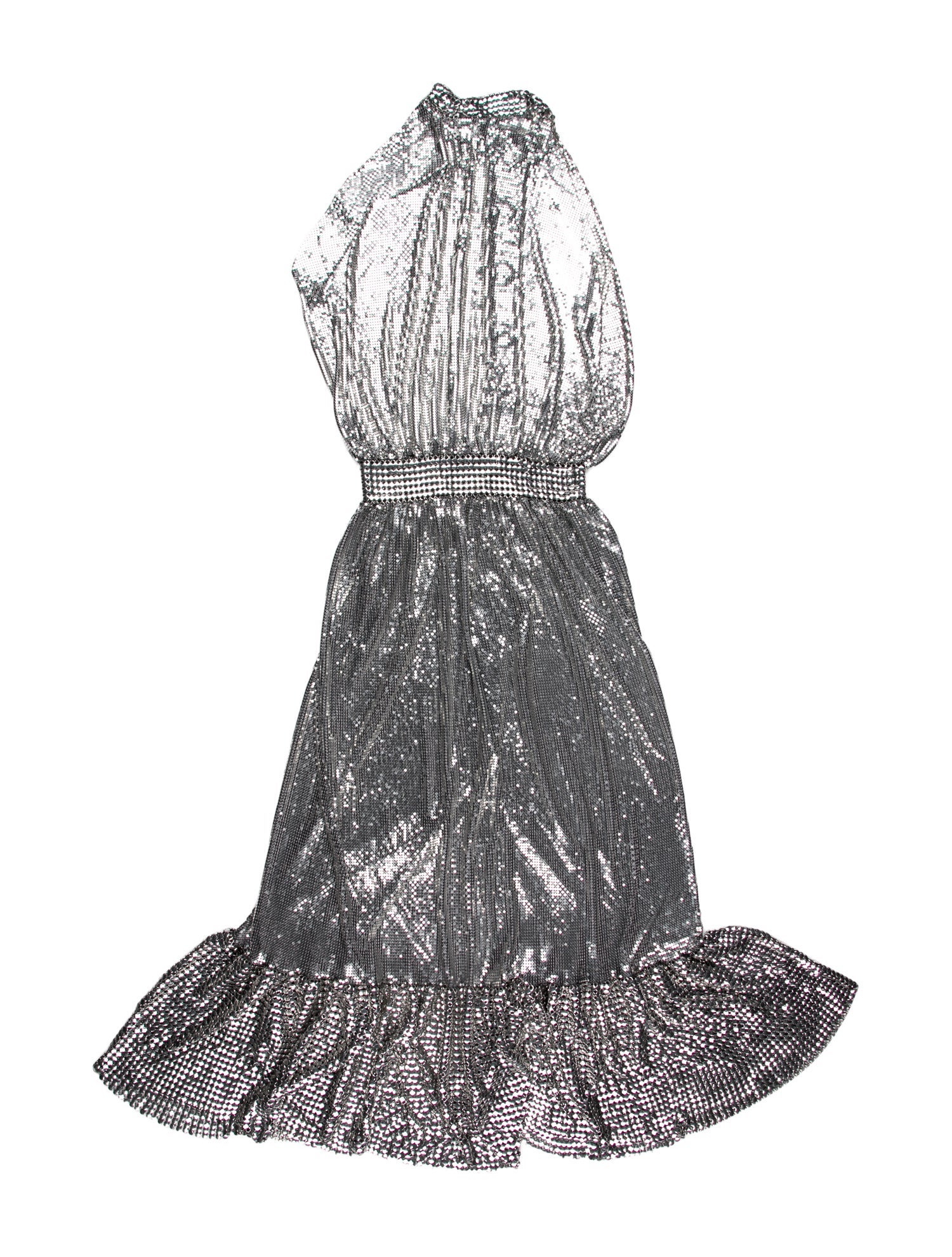 Paco Rabanne Printed Long Dress