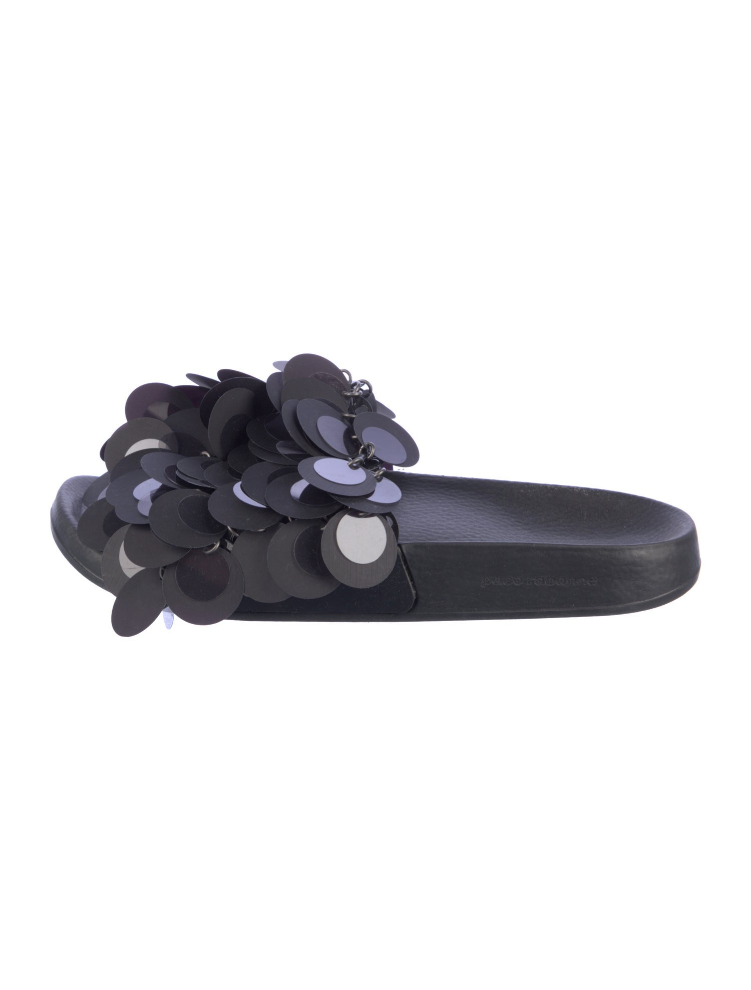 Paco Rabanne Sequins Sequin Embellishments Slides
