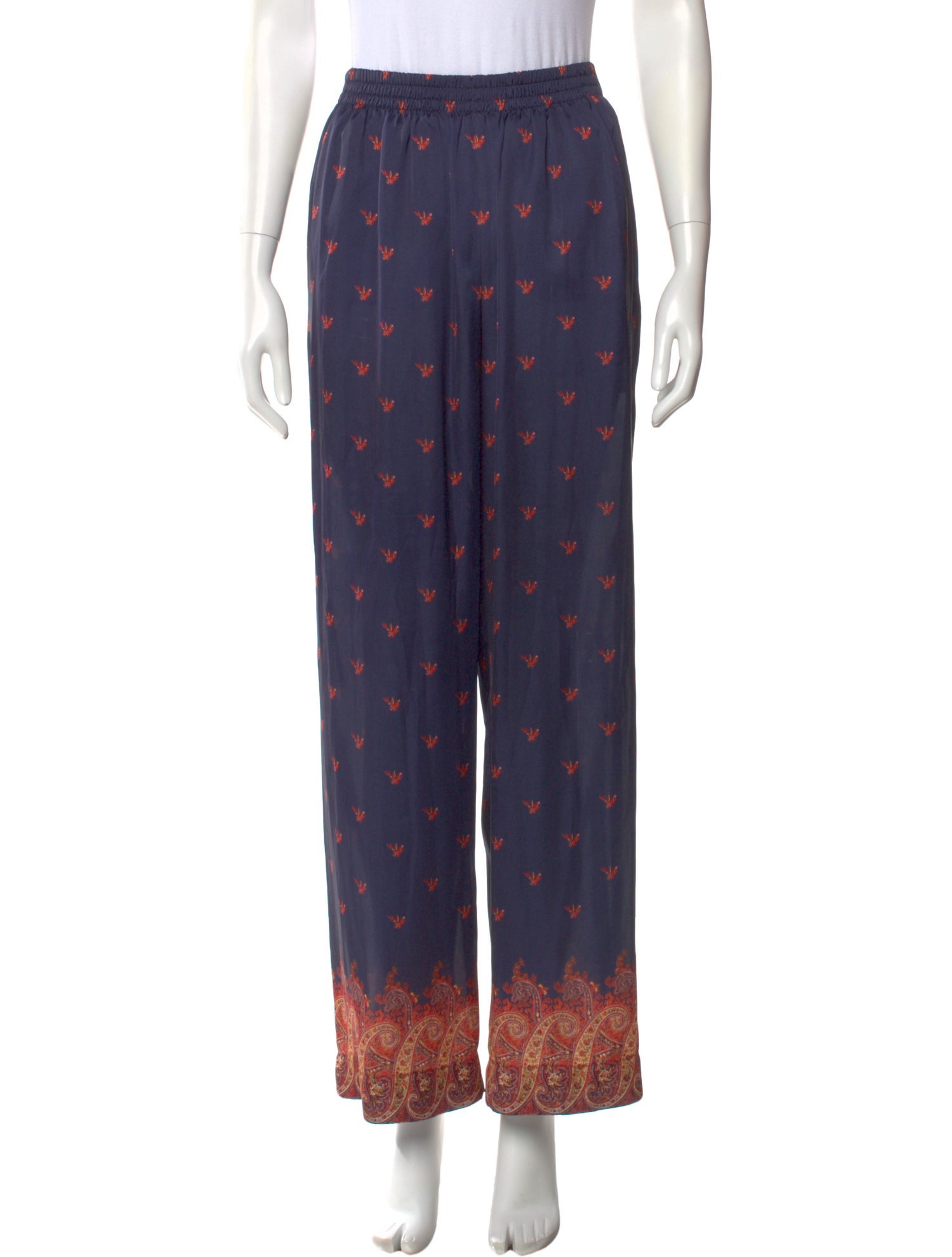 Paco Rabanne Printed Wide Leg Pants