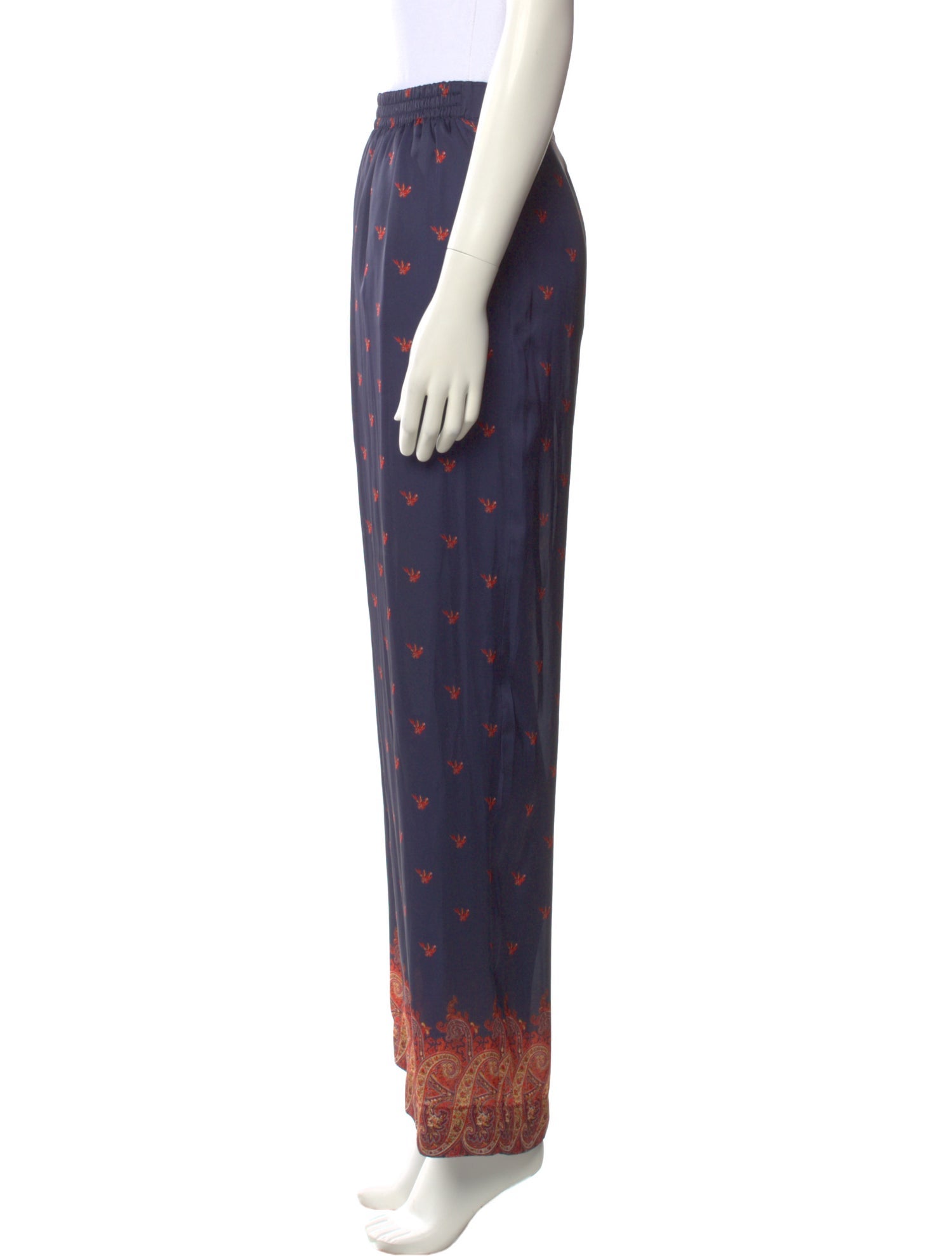 Paco Rabanne Printed Wide Leg Pants