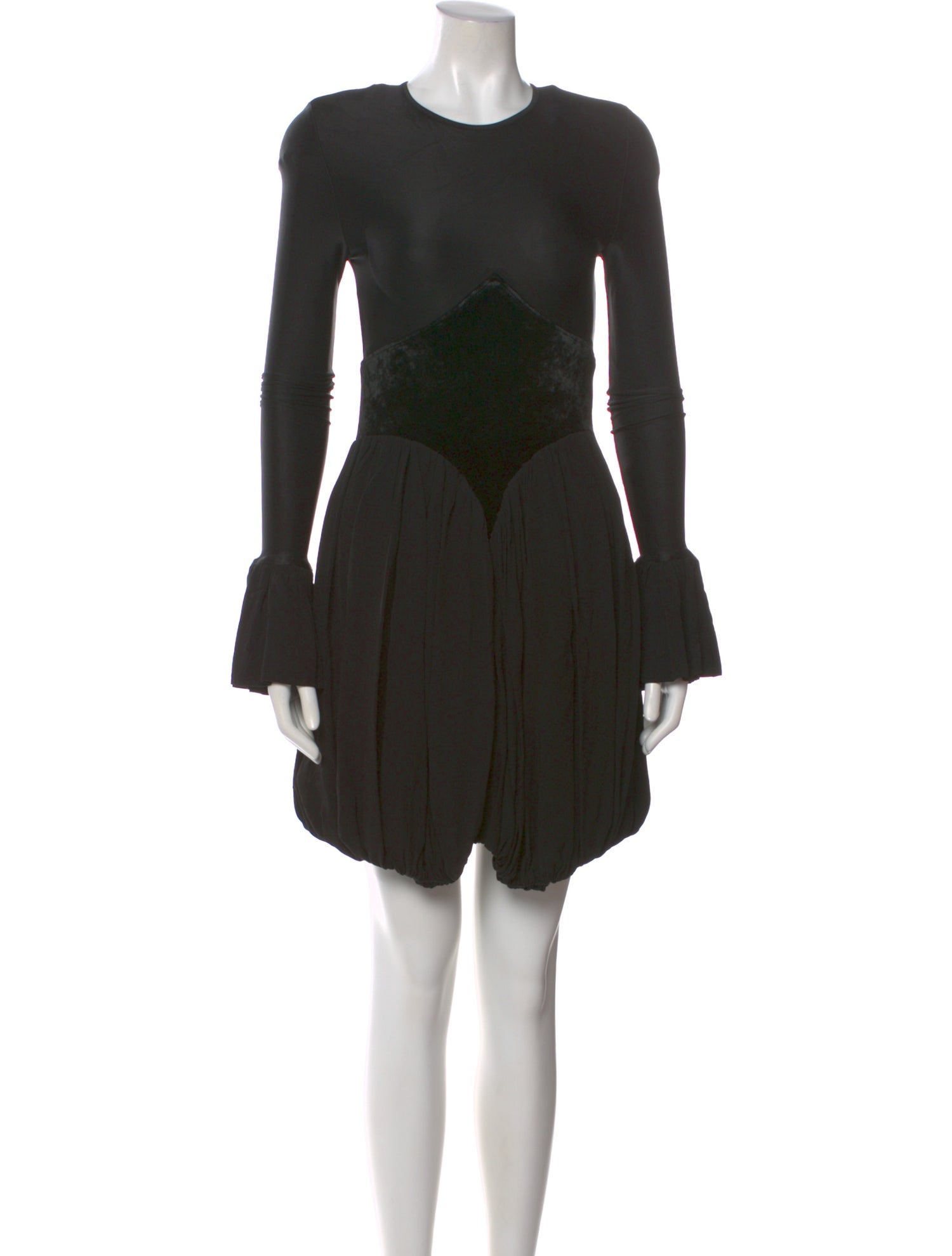 Paco Rabanne Crew Neck Mini Dress