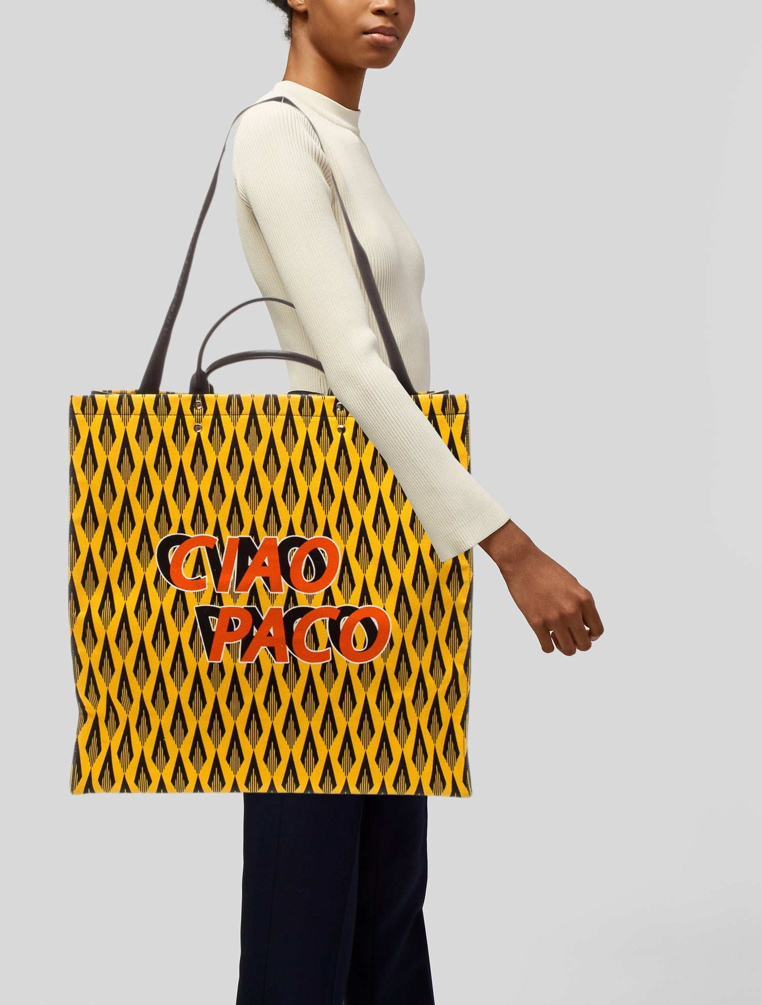 Paco Rabanne Canvas Backpack - Yellow Totes, Handbags - WPC36923