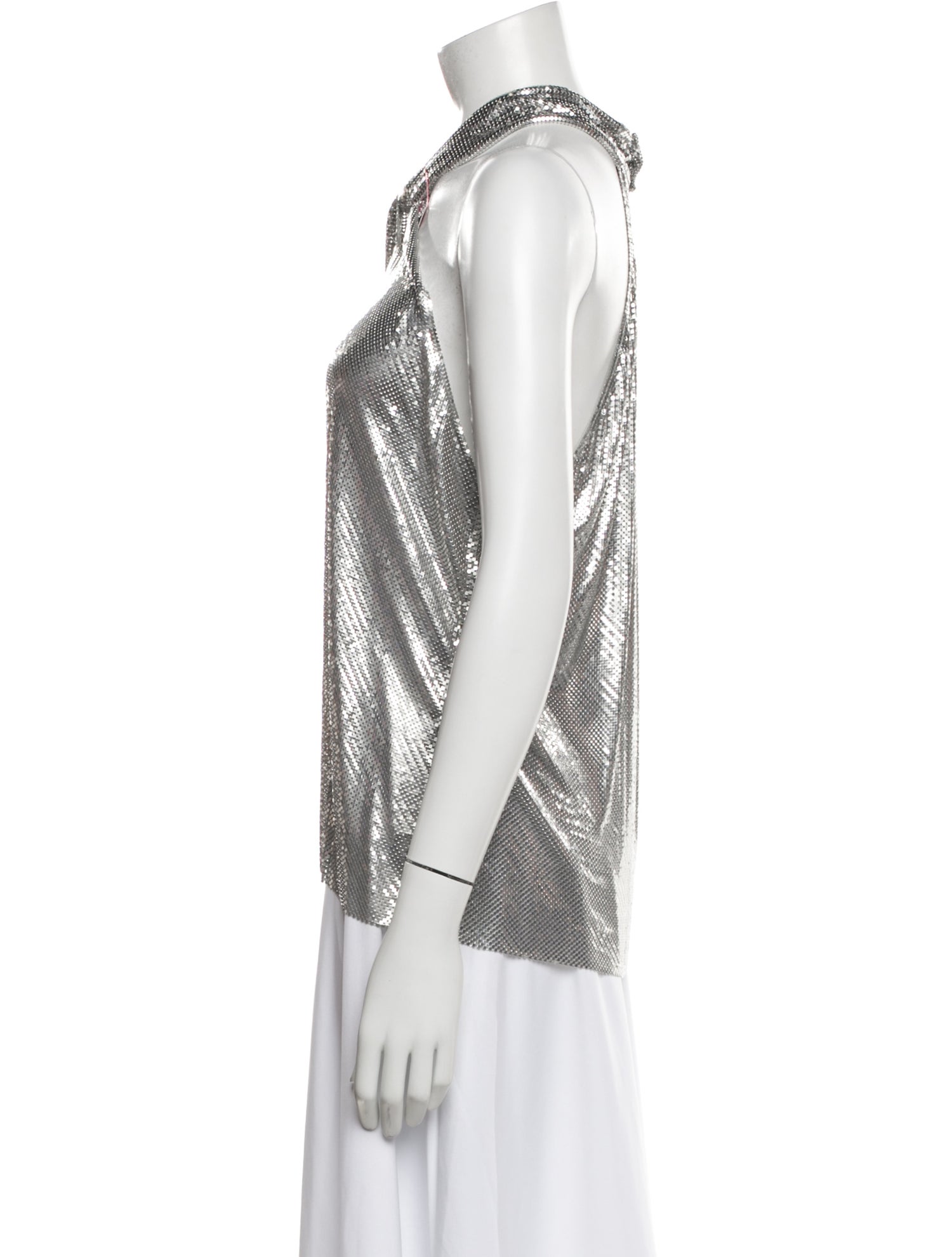 Paco Rabanne Halterneck Sleeveless Top
