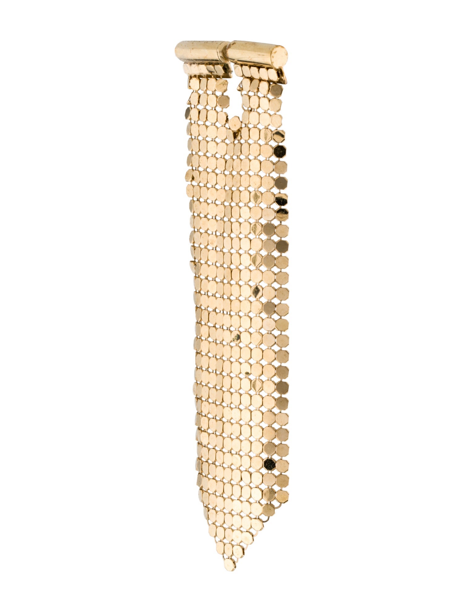 Paco Rabanne Single Mesh Drop Earring