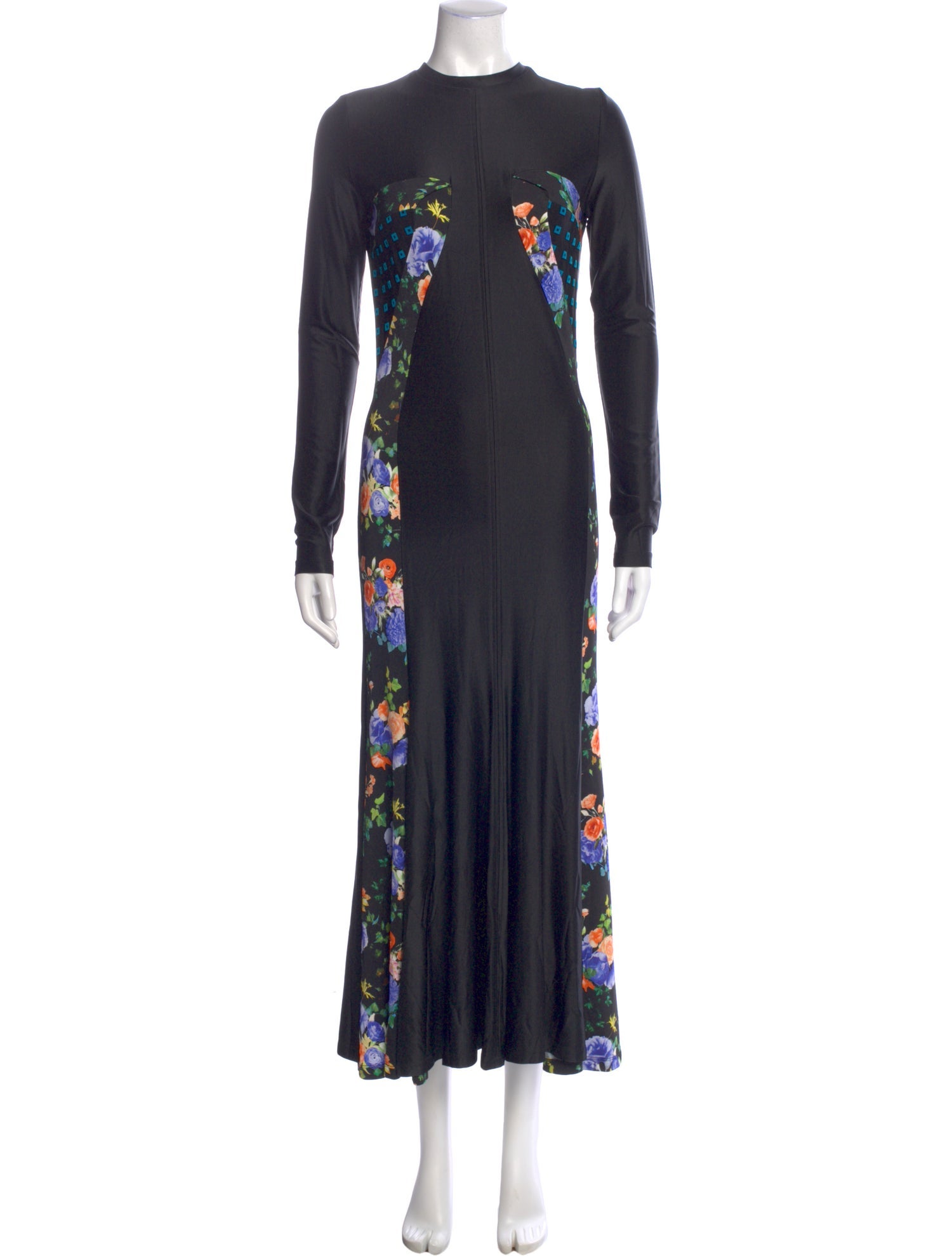 Paco Rabanne Floral Print Long Dress