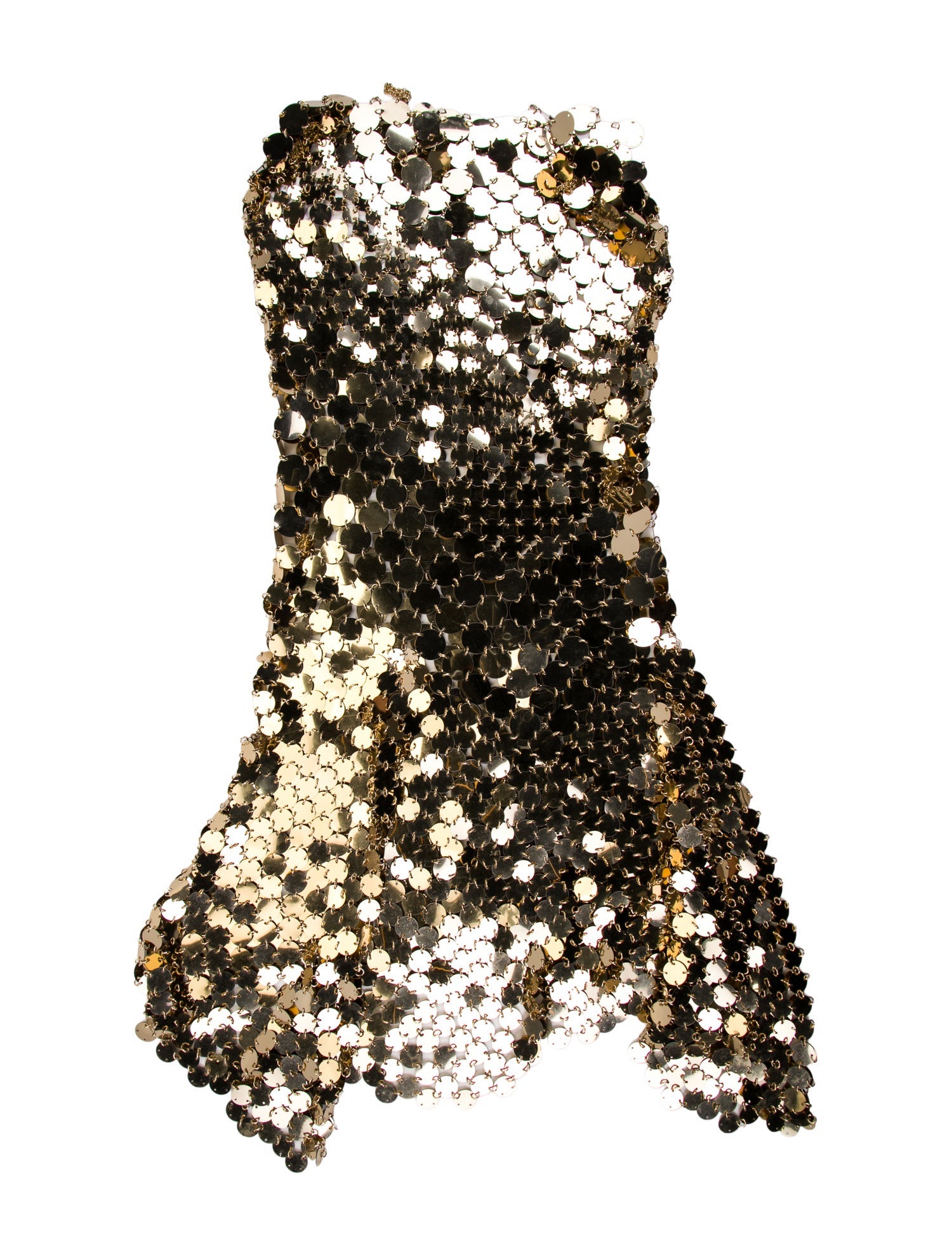 Paco Rabanne Lace Pattern Knee-Length Dress