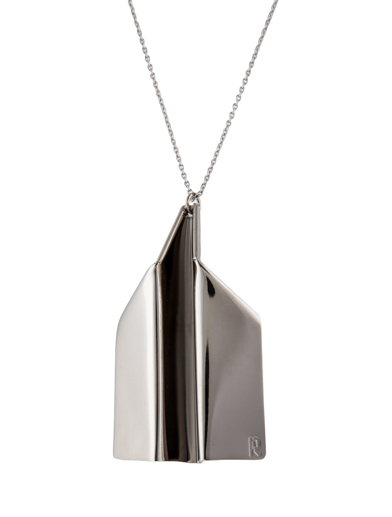 Paco Rabanne Paper Plane Pendant Necklace