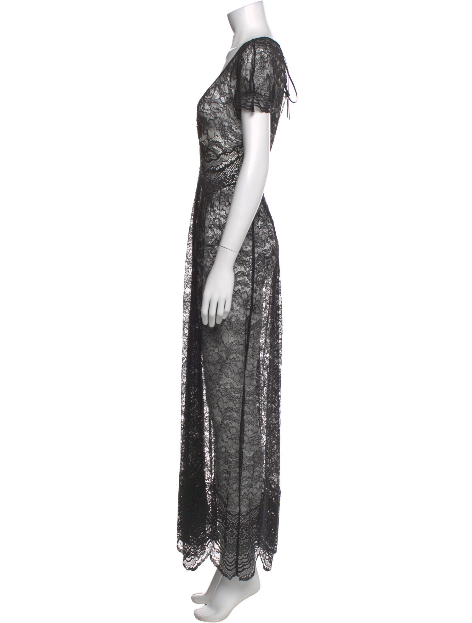 Paco Rabanne Nylon Long Dress