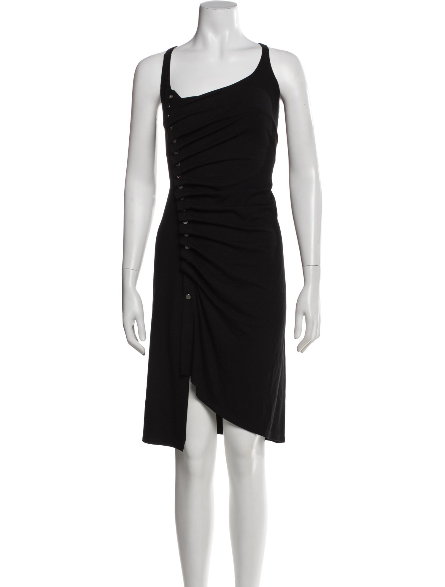 Paco Rabanne One-Shoulder Knee-Length Dress