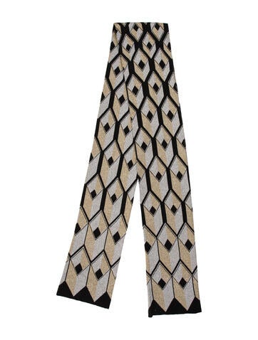 Pre-owned Rabanne Printed Scarf In Multi