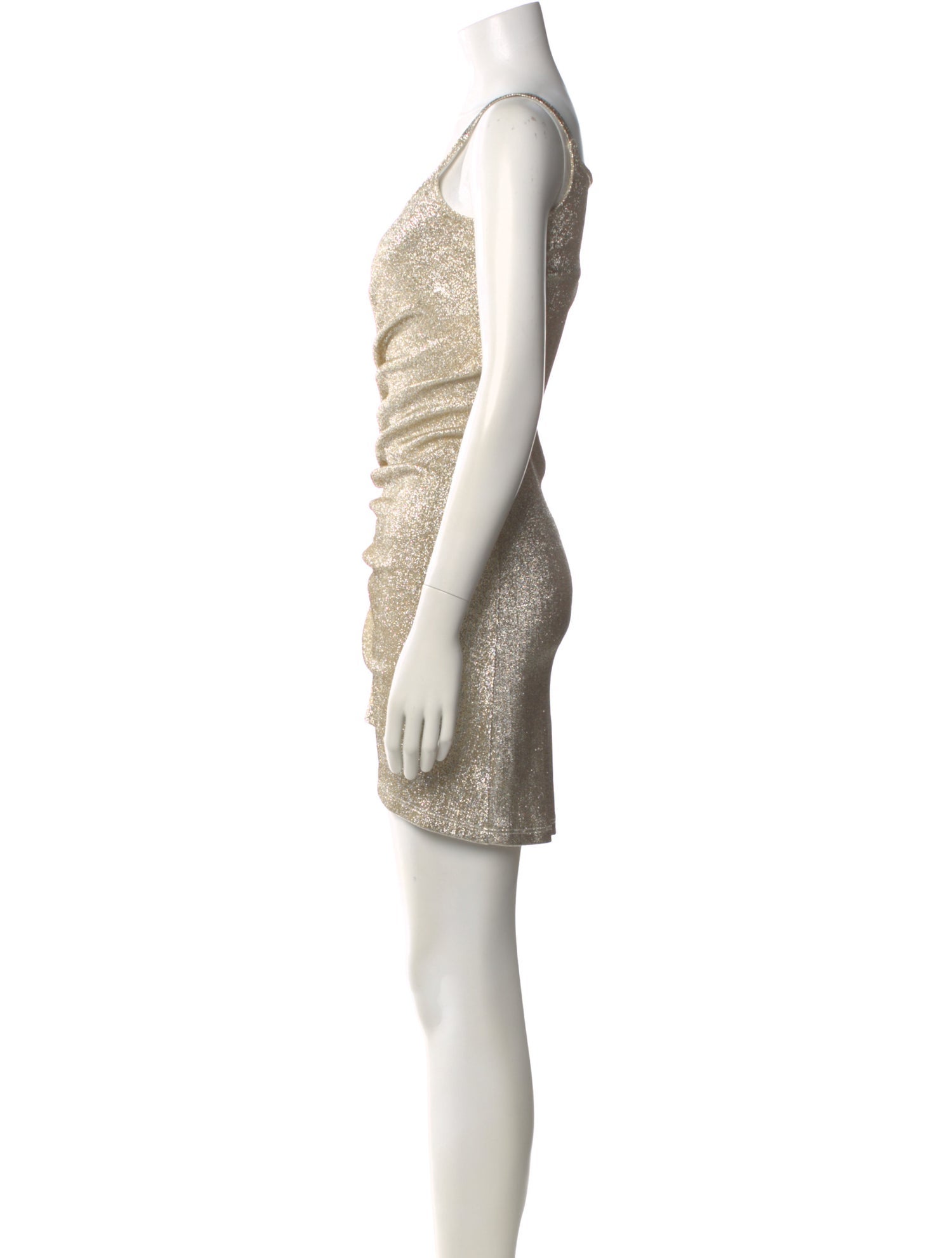 Paco Rabanne Cowl Neck Mini Dress