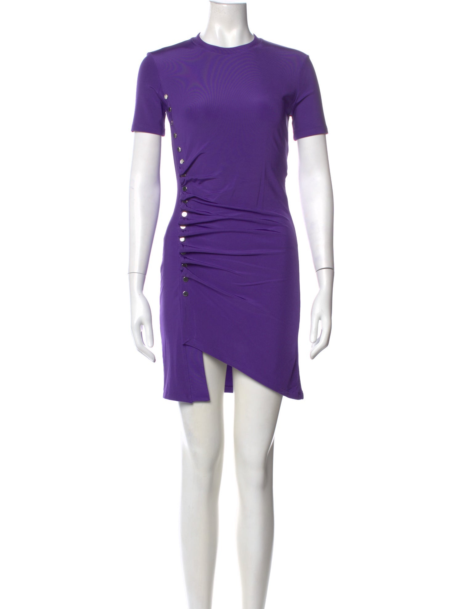 Paco Rabanne Crew Neck Mini Dress