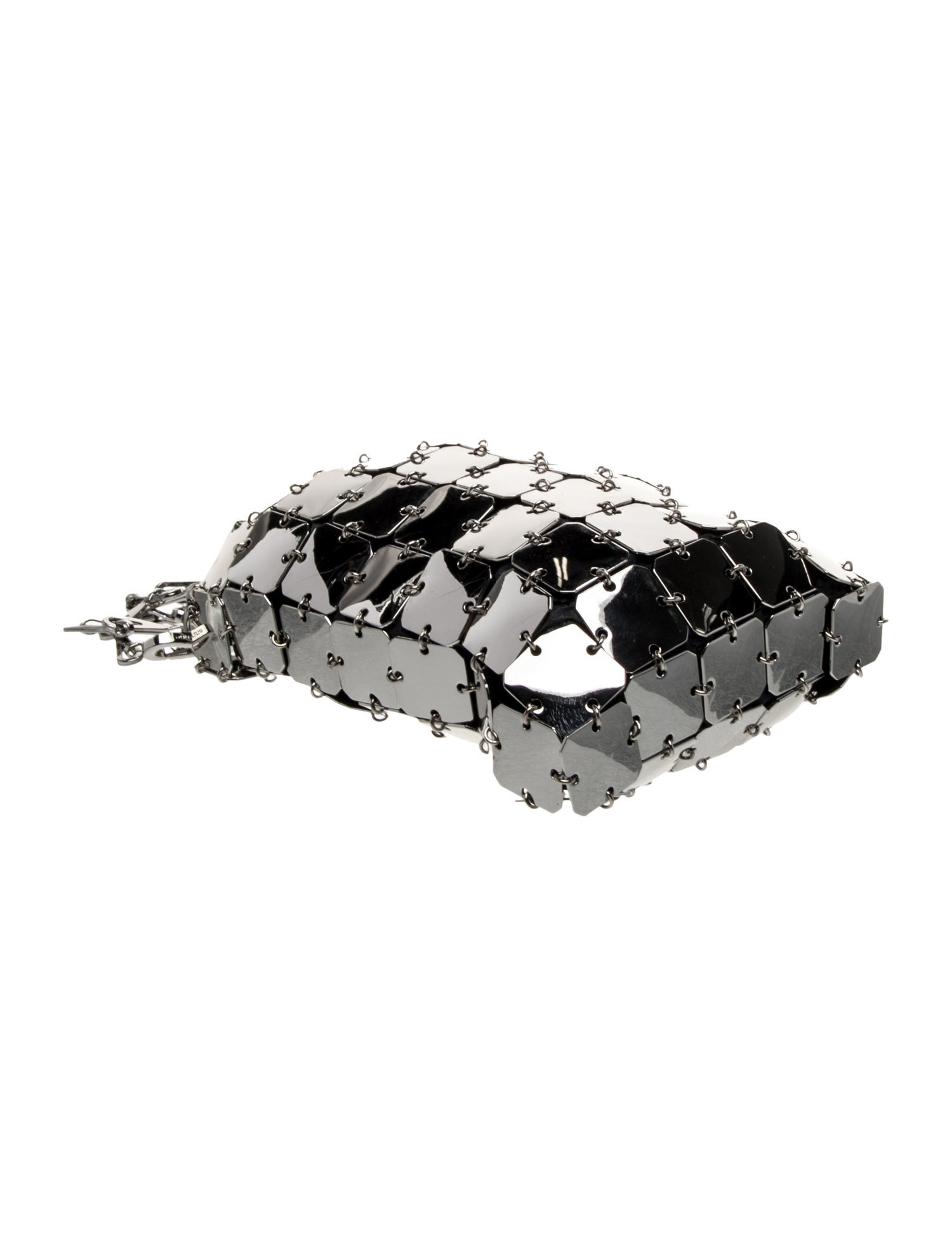 Paco Rabanne Metal Bucket Bag - Silver Crossbody Bags, Handbags