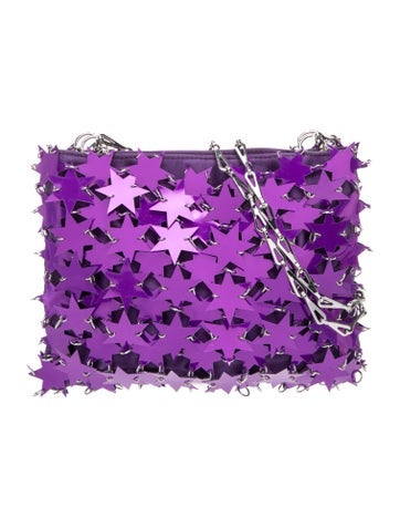 Pre-owned Rabanne Metal Shoulder Bag In Purple