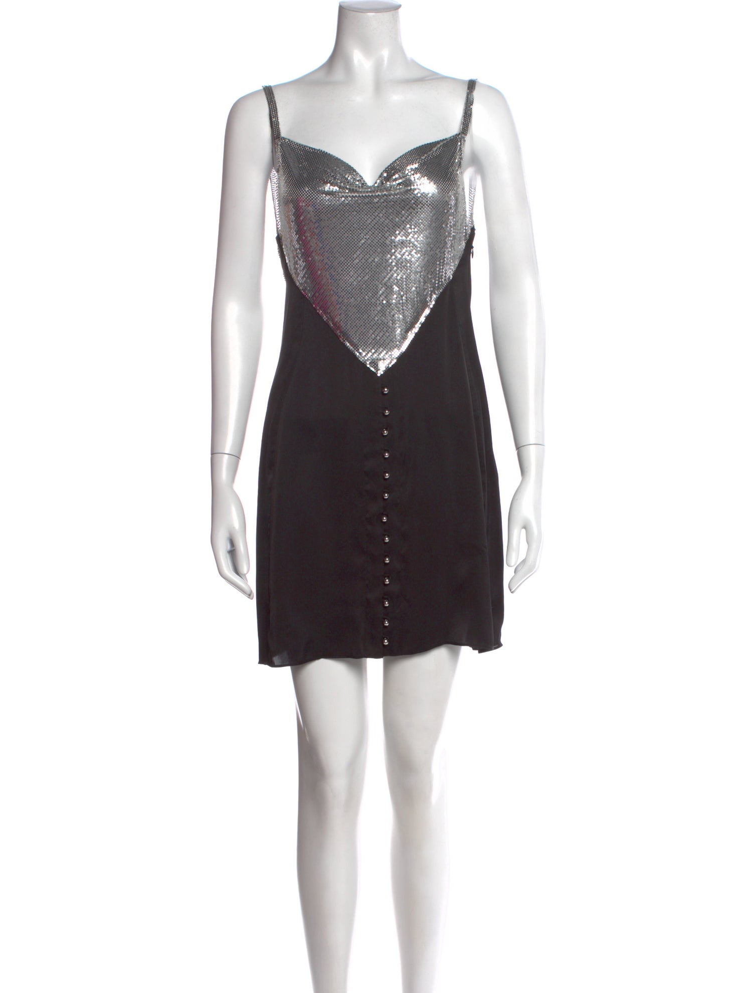 Paco Rabanne V-Neck Mini Dress