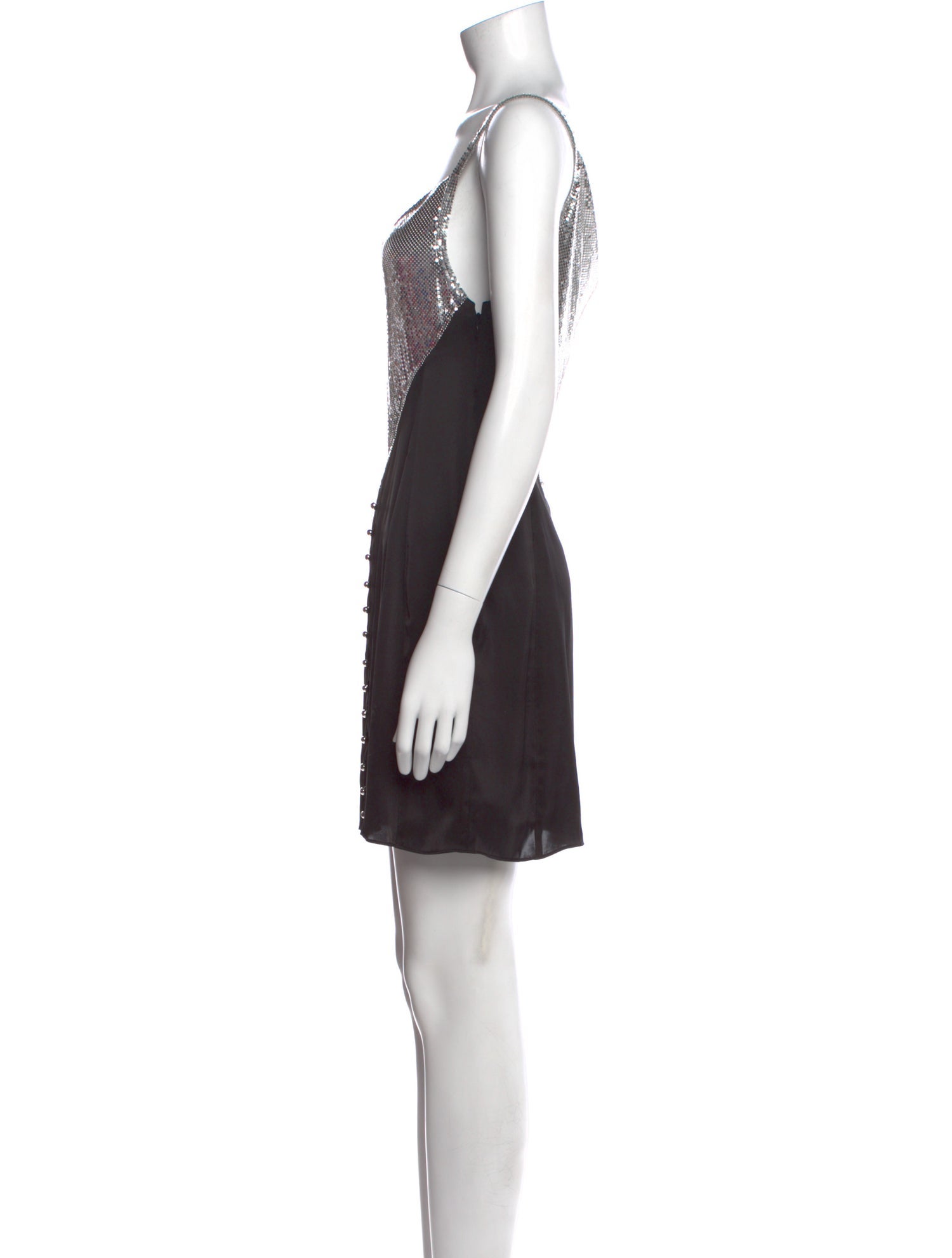 Paco Rabanne V-Neck Mini Dress