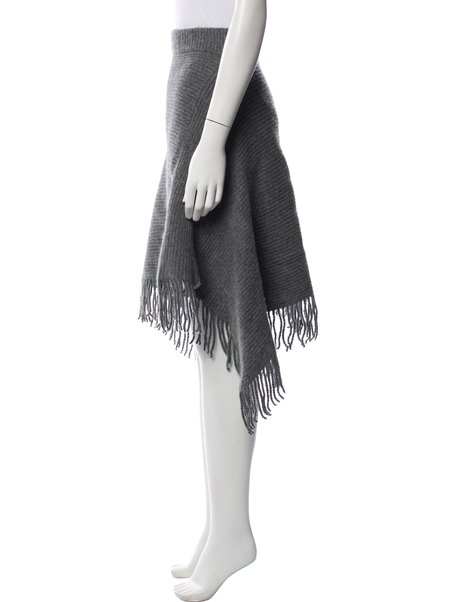Paco Rabanne Wool Midi Length Skirt