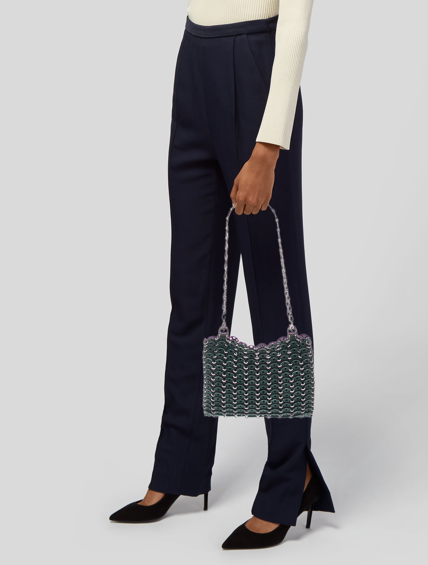 Paco Rabanne Metal Shoulder Bag