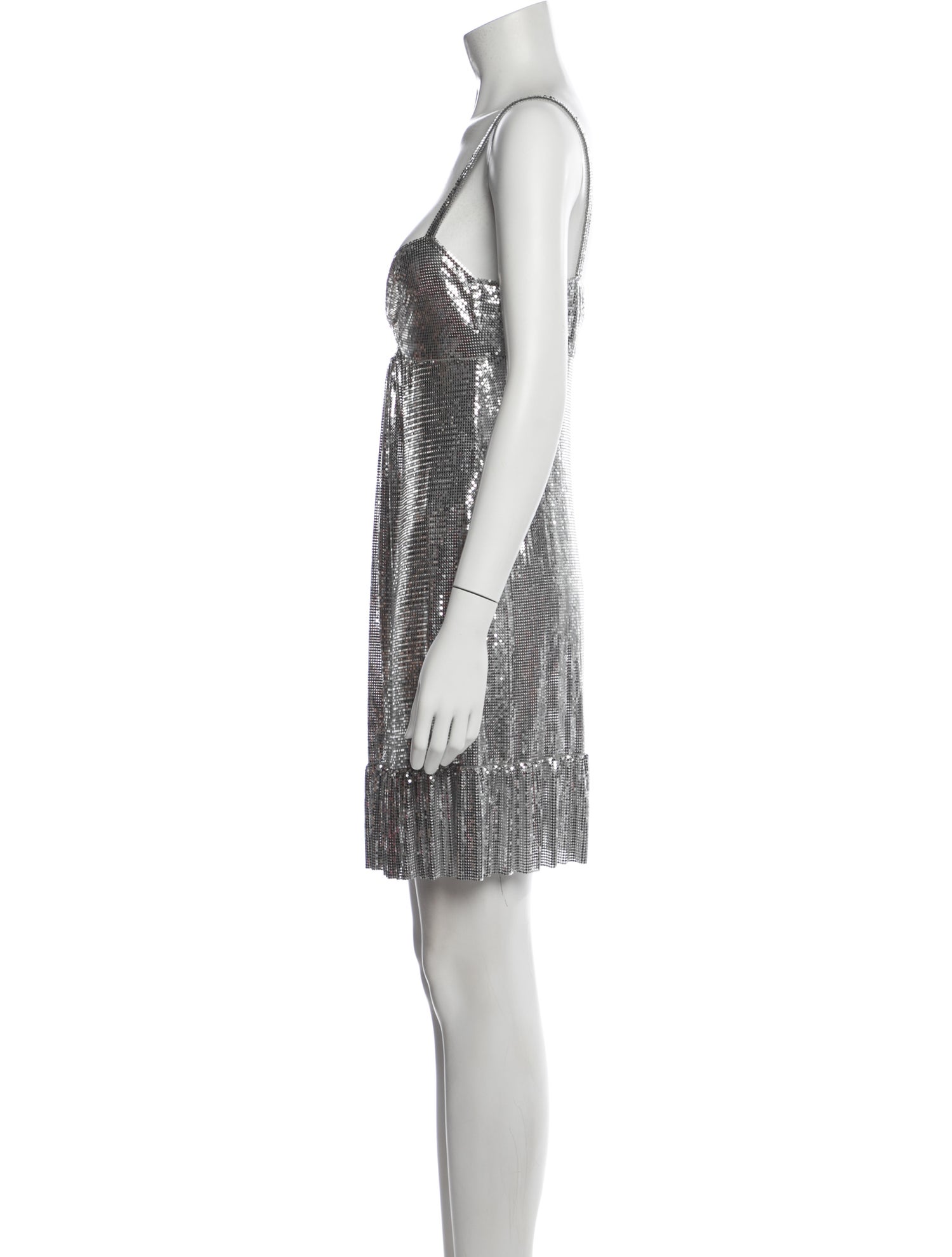 Paco Rabanne V-Neck Mini Dress