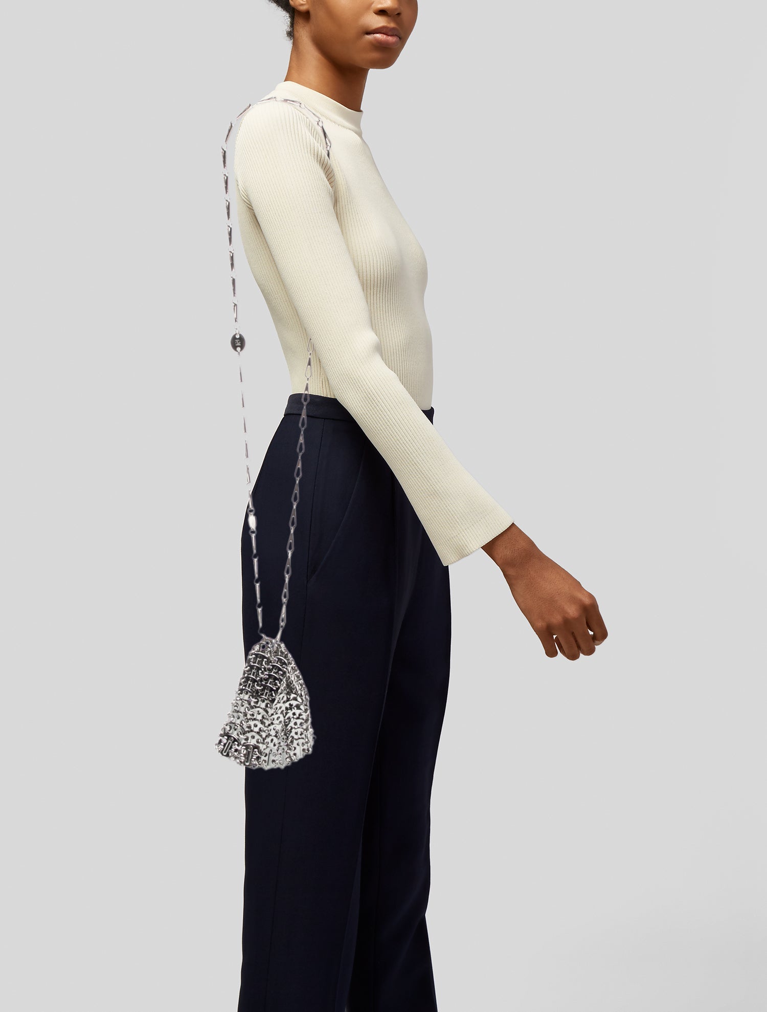 Paco Rabanne Metal Shoulder Bag