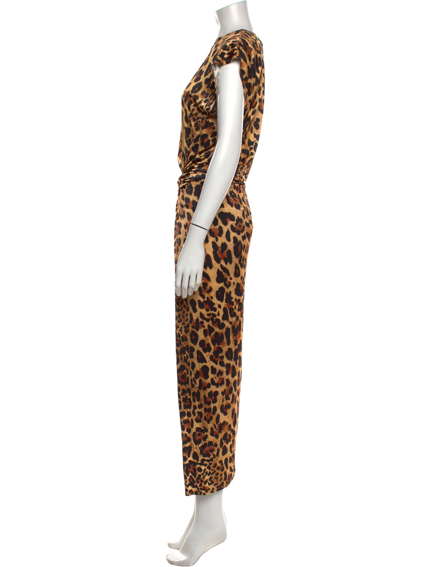Paco Rabanne Animal Print Midi Length Dress w/ Tags