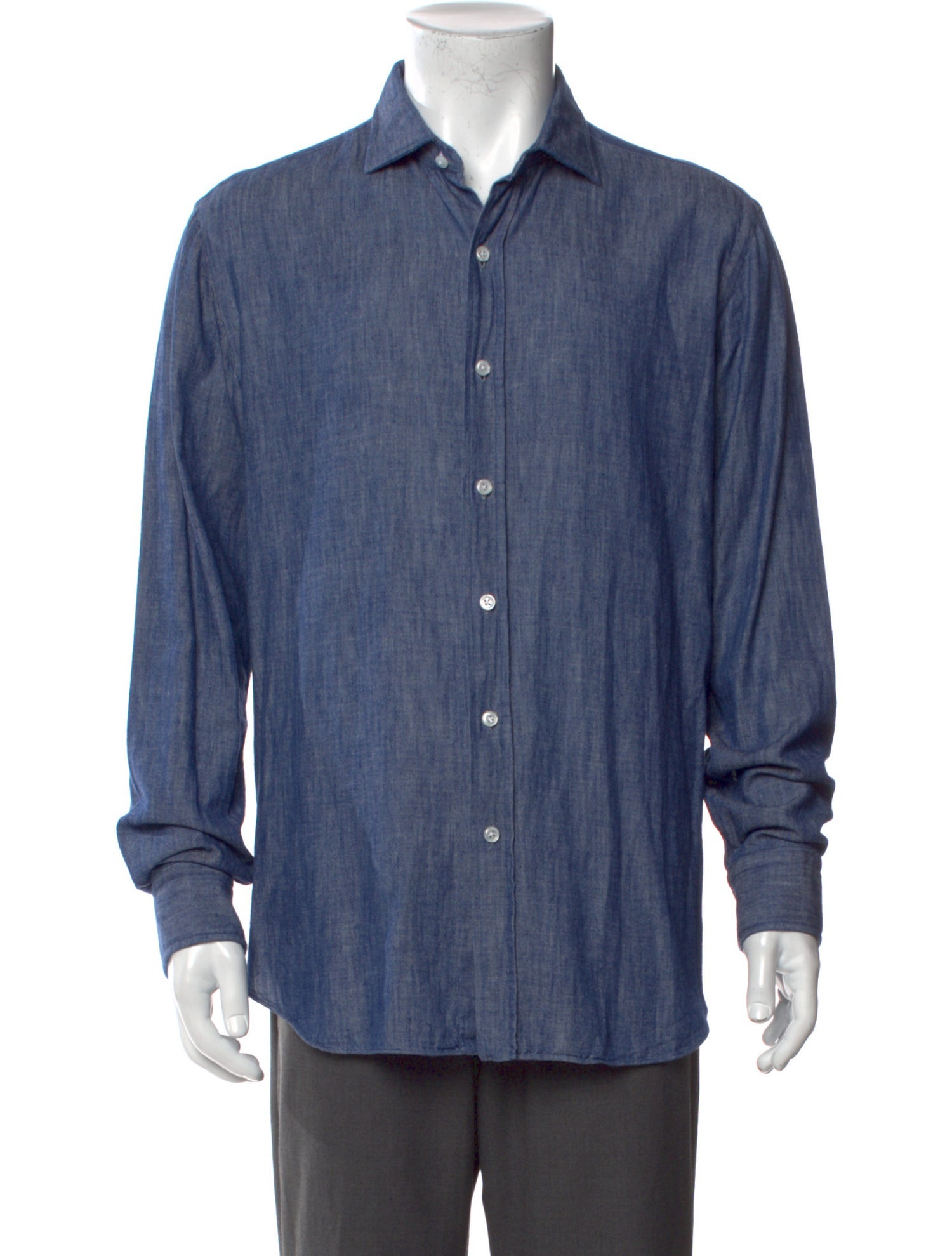 Salvatore Piccolo Long Sleeve Denim Shirt
