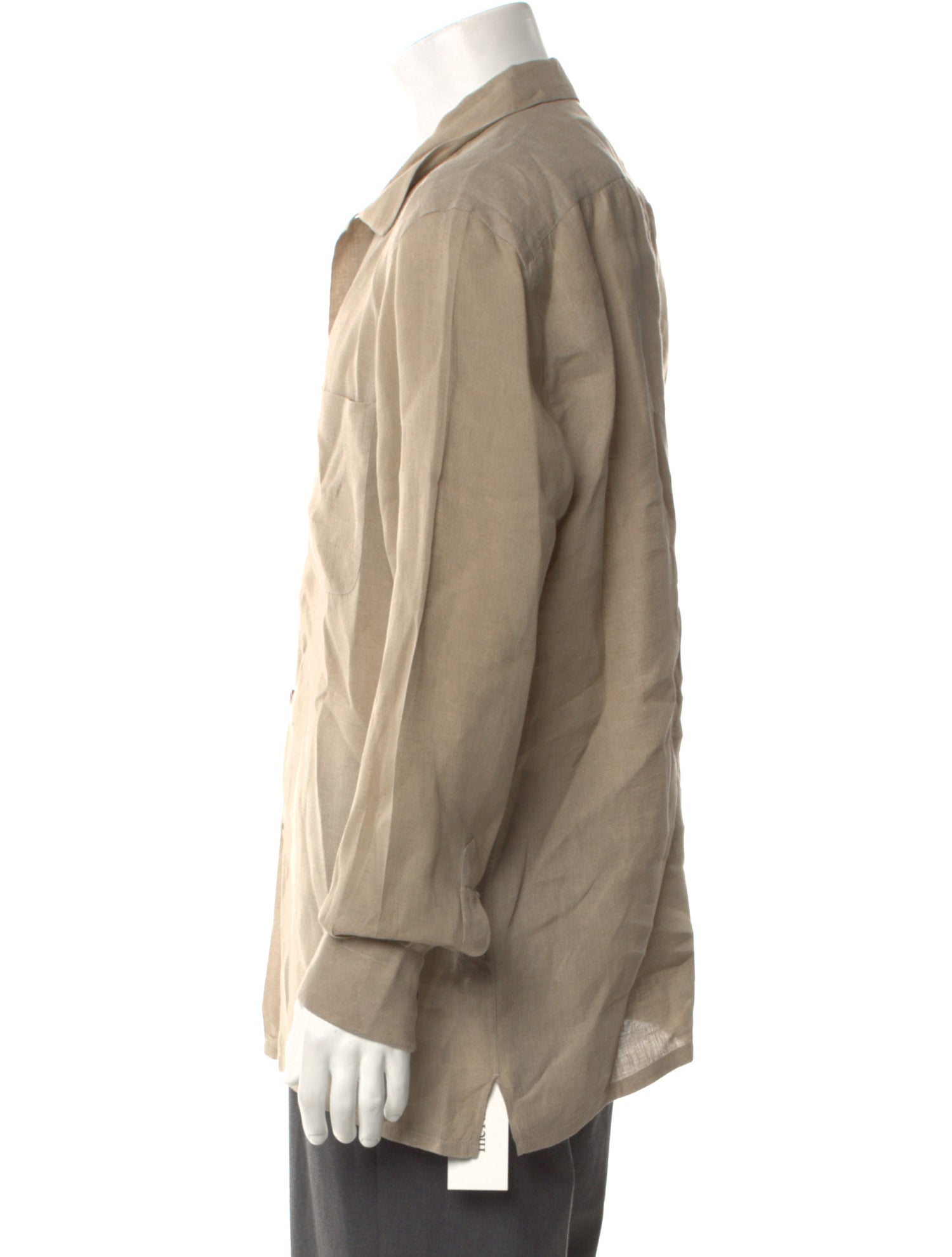 Salvatore Piccolo Linen Long Sleeve Shirt