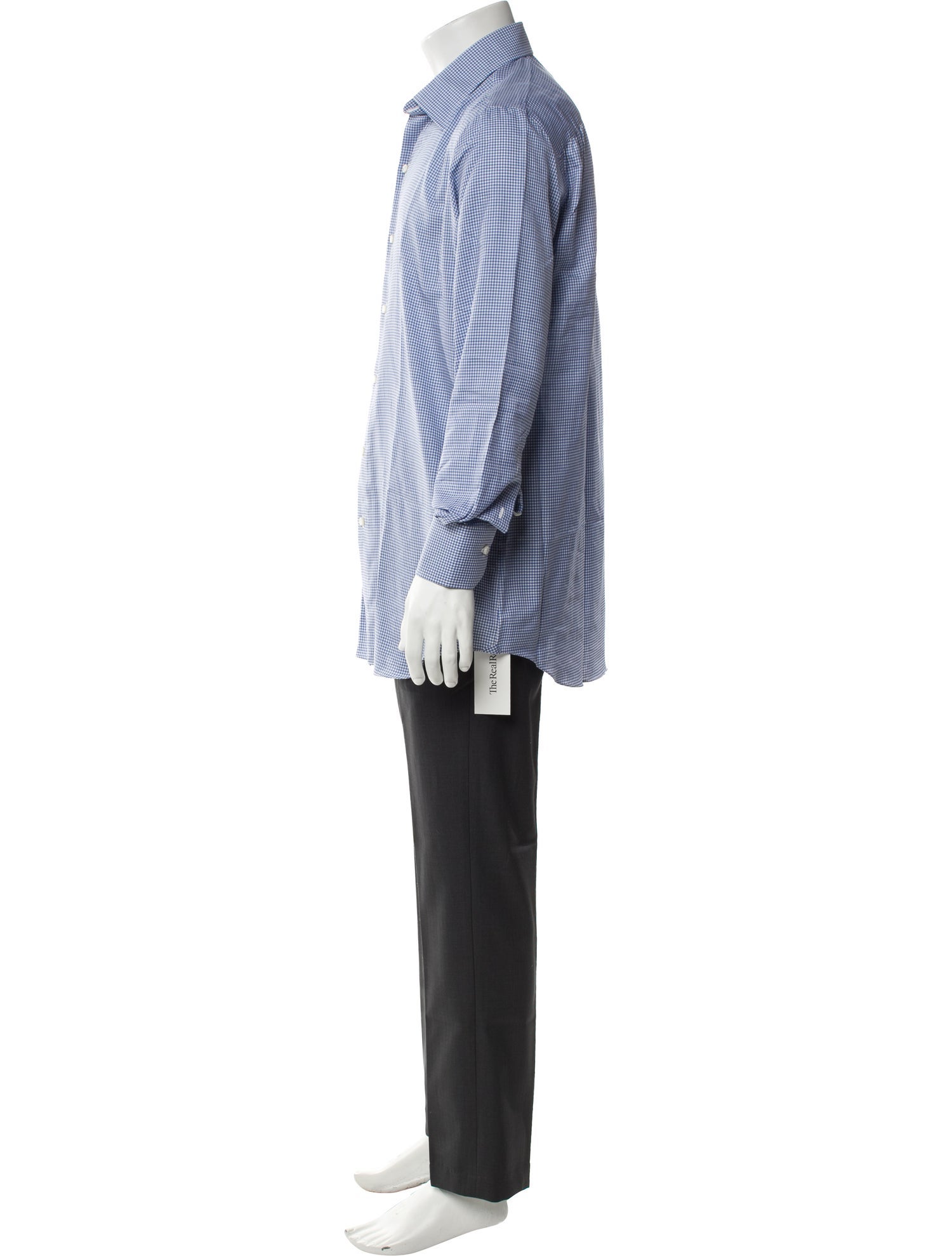 Salvatore Piccolo Plaid Print Long Sleeve Shirt