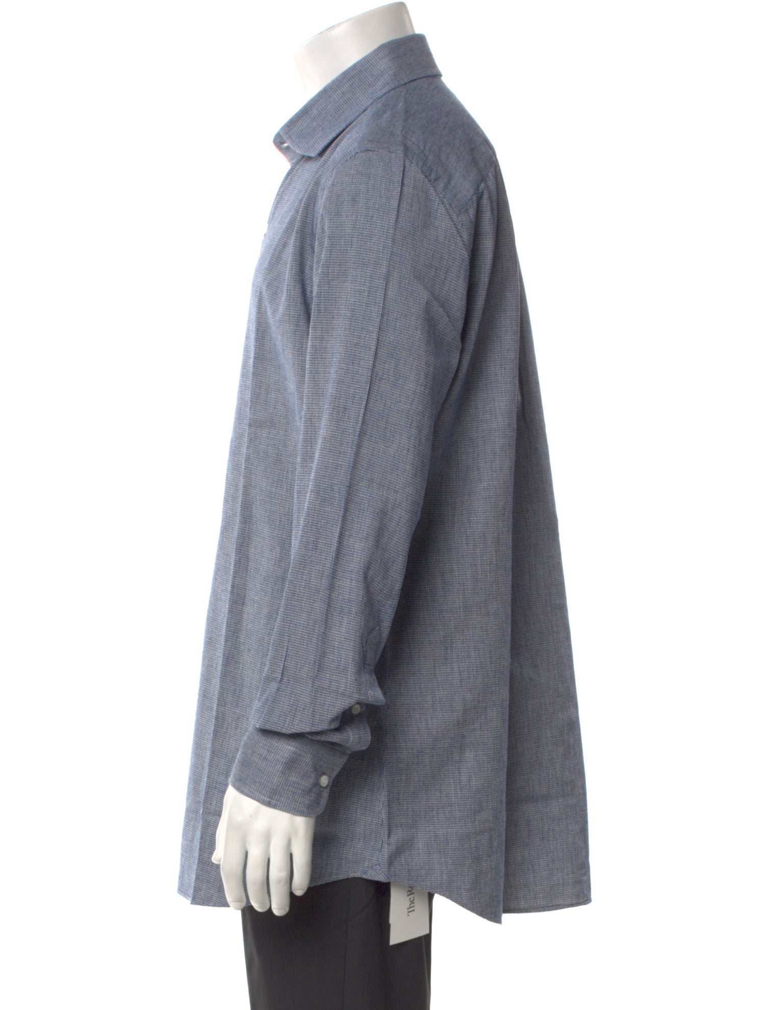 Salvatore Piccolo Plaid Print Long Sleeve Dress Shirt