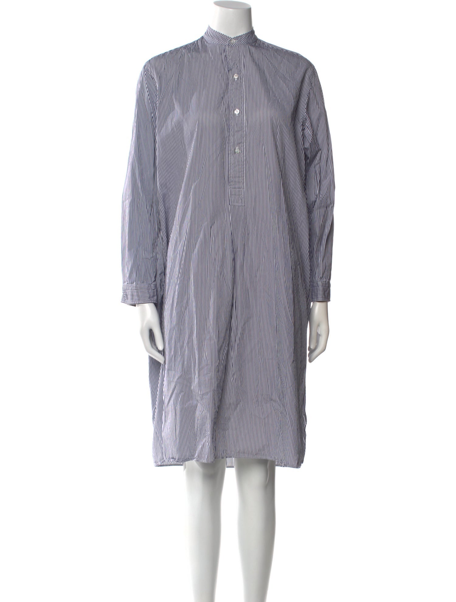 Salvatore Piccolo Striped Knee-Length Dress