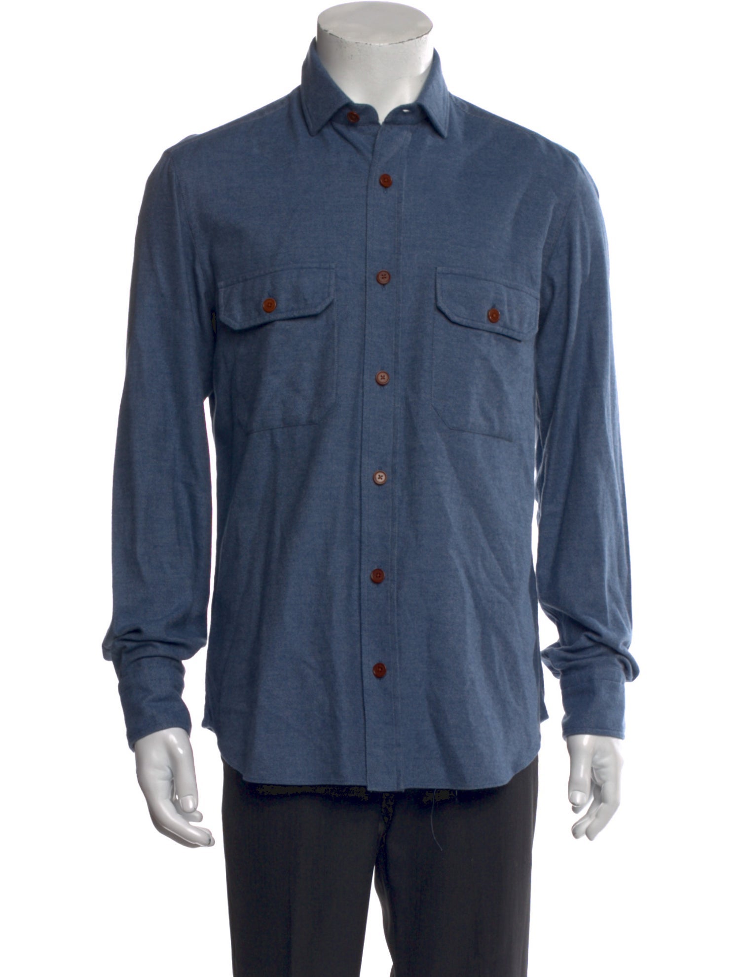 Salvatore Piccolo Long Sleeve Denim Shirt