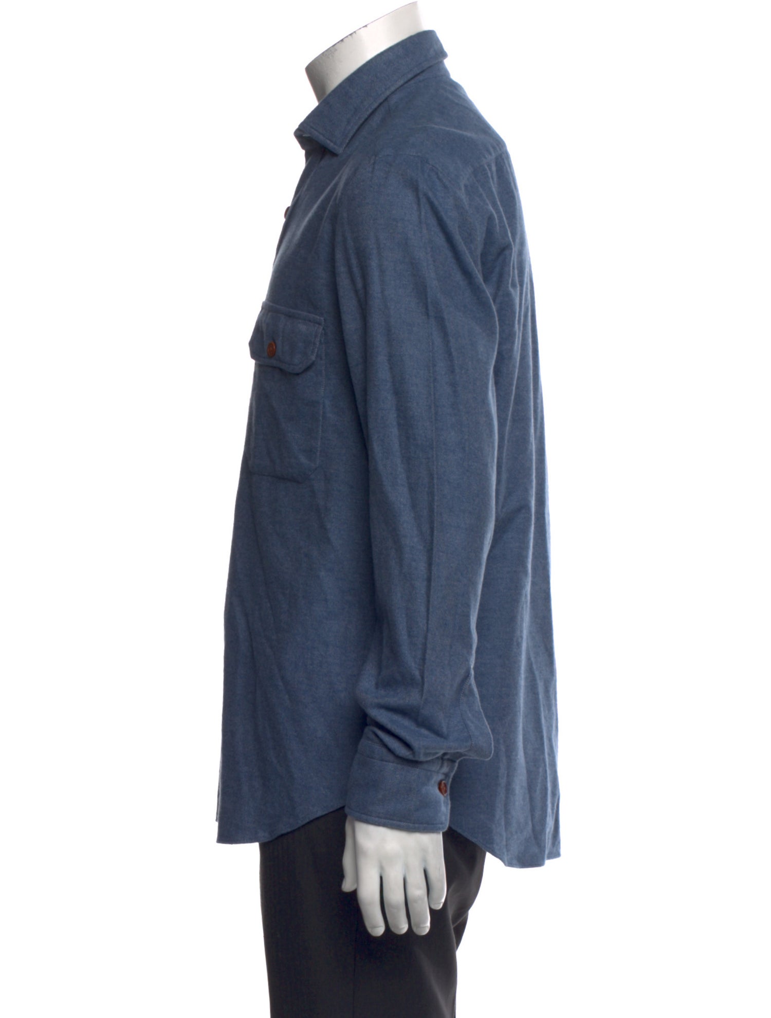 Salvatore Piccolo Long Sleeve Denim Shirt