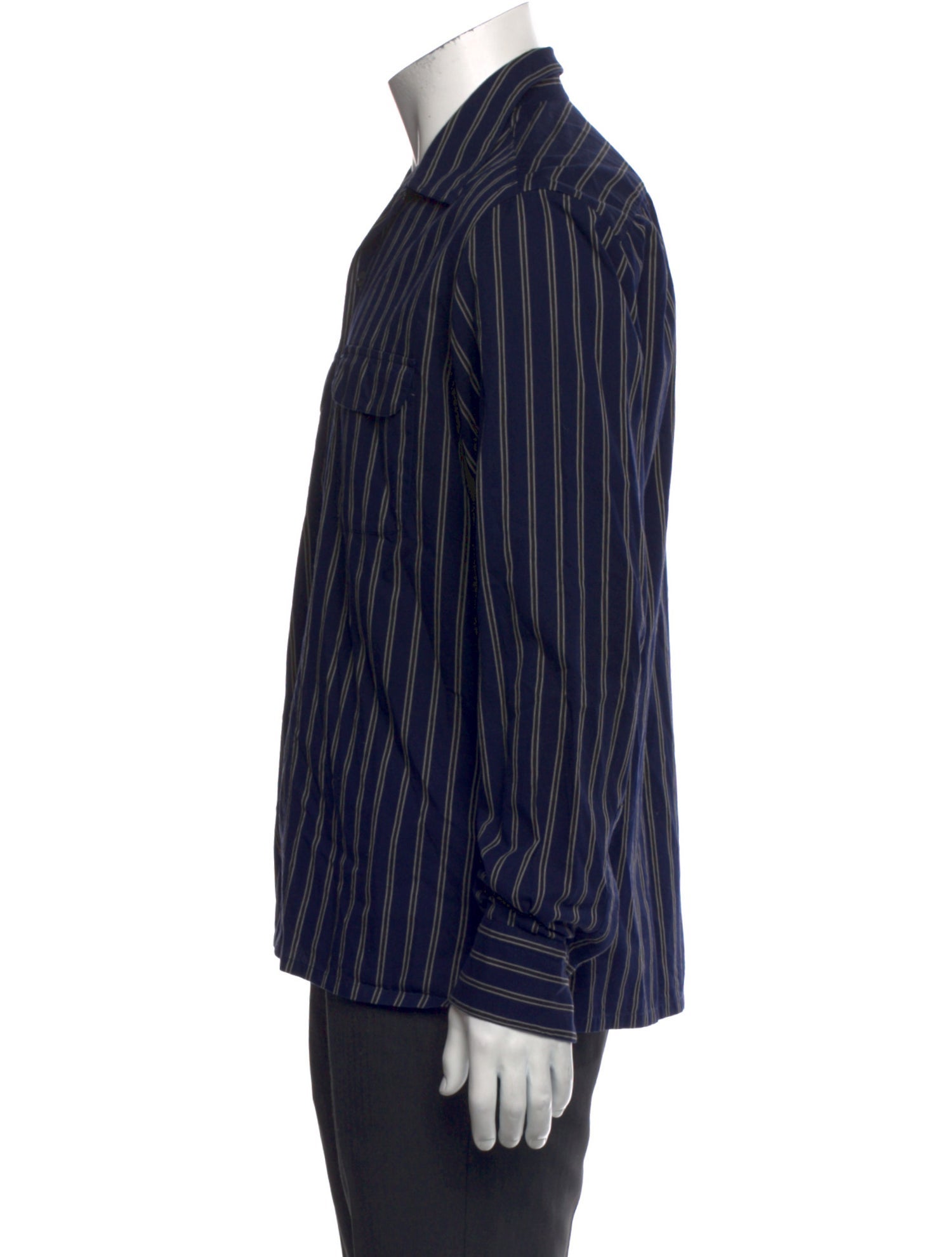 Salvatore Piccolo Striped Long Sleeve Dress Shirt