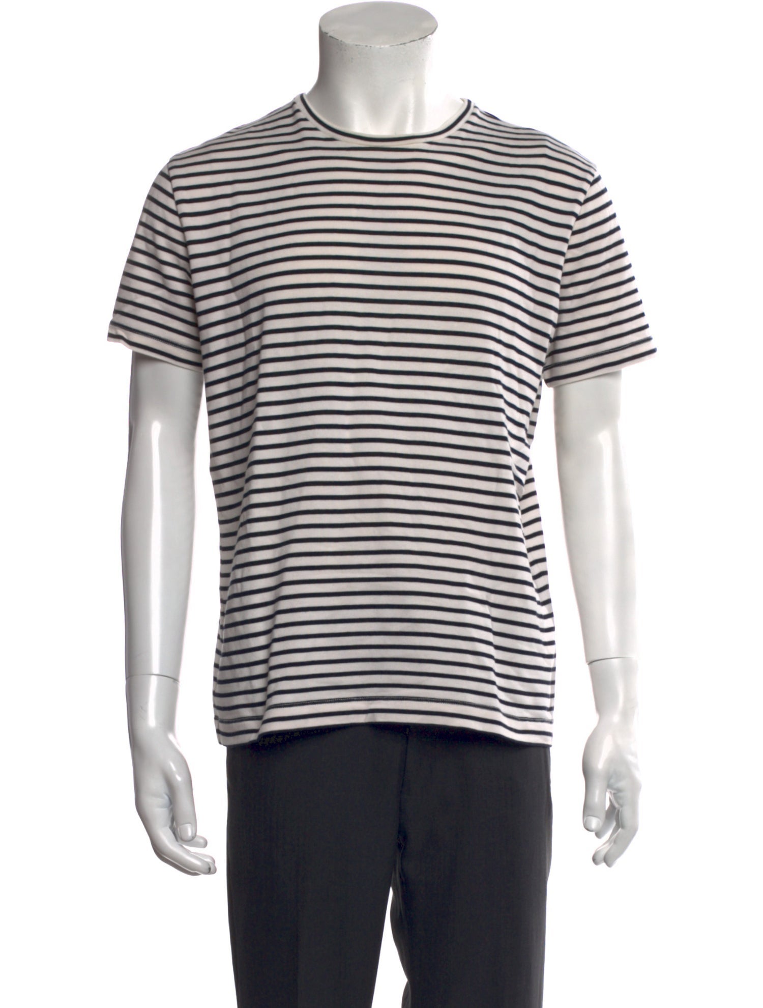 Salvatore Piccolo Striped Crew Neck T-Shirt