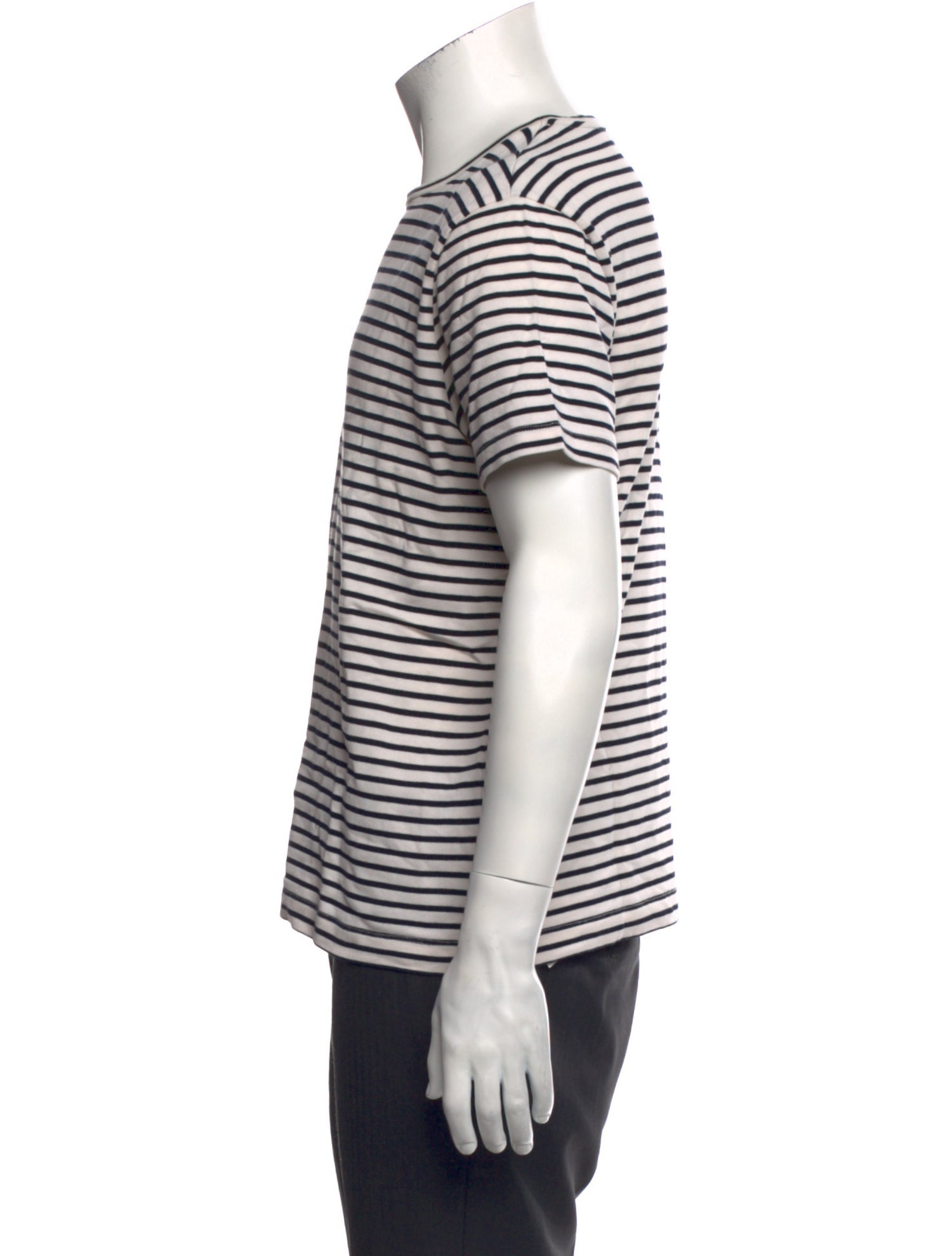 Salvatore Piccolo Striped Crew Neck T-Shirt