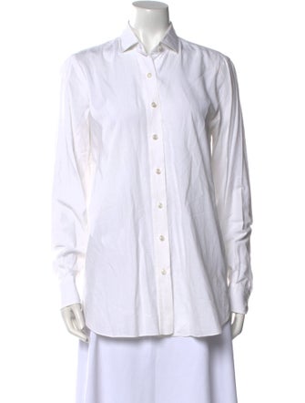 Salvatore Piccolo Long Sleeve Button-Up Top