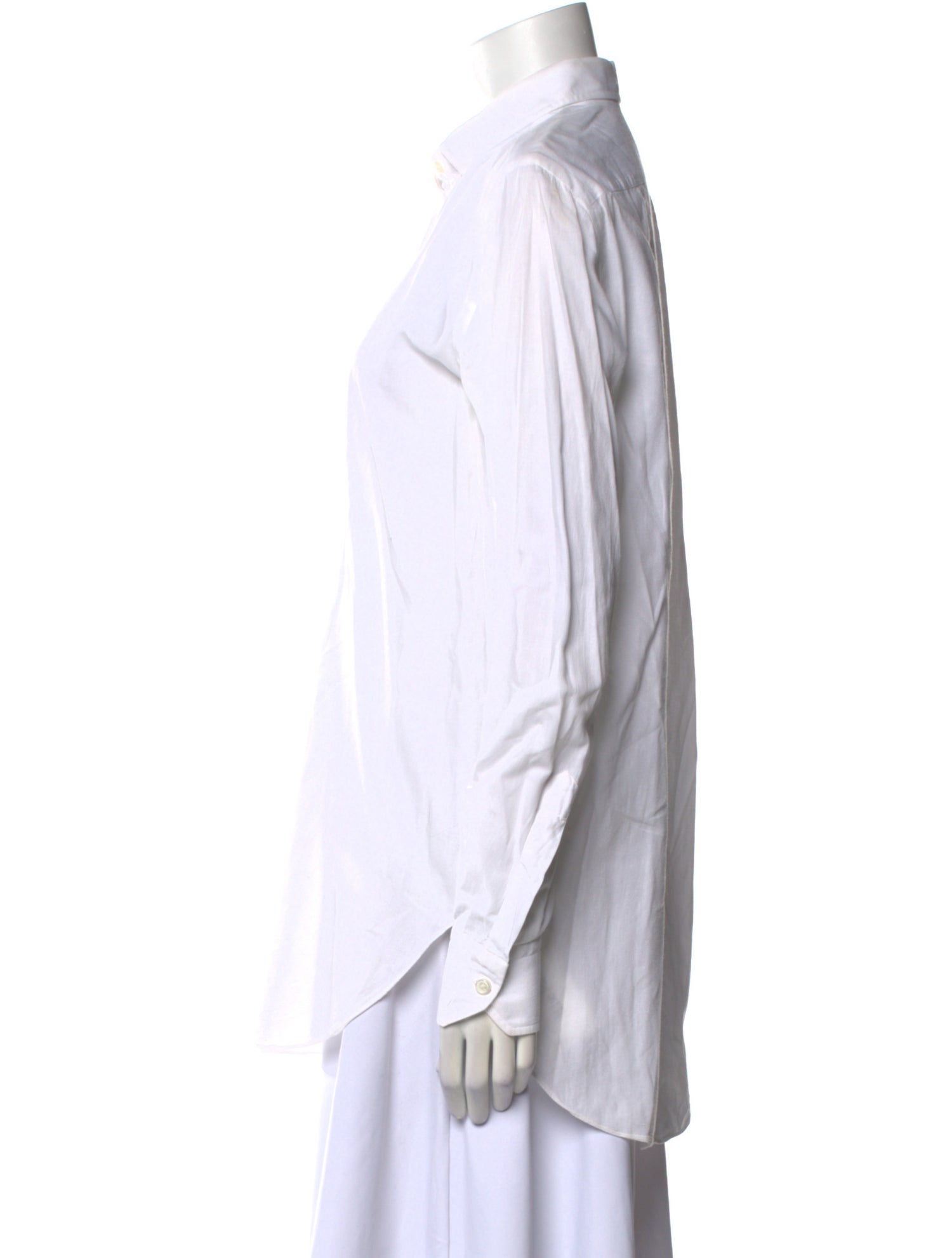 Salvatore Piccolo Long Sleeve Button-Up Top