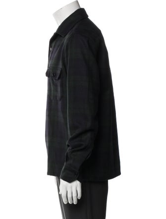 Salvatore Piccolo Wool Long Sleeve Denim Shirt