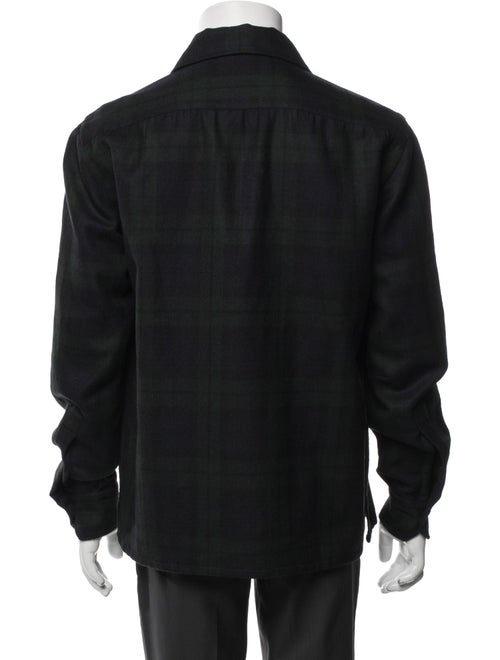 Salvatore Piccolo Wool Long Sleeve Denim Shirt