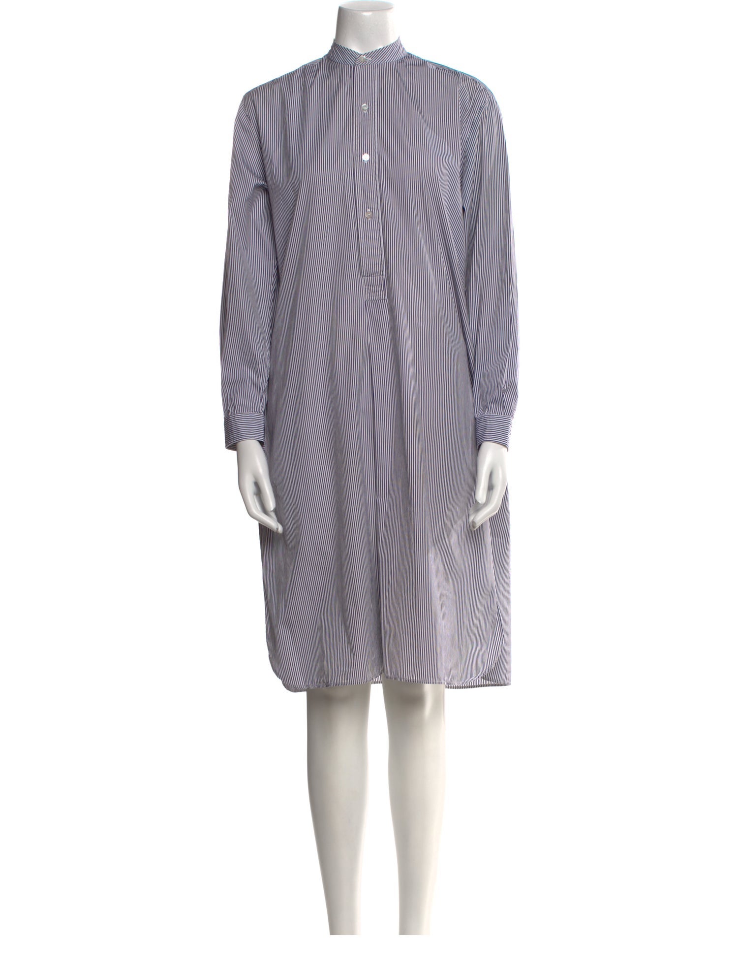 Salvatore Piccolo Striped Knee-Length Dress