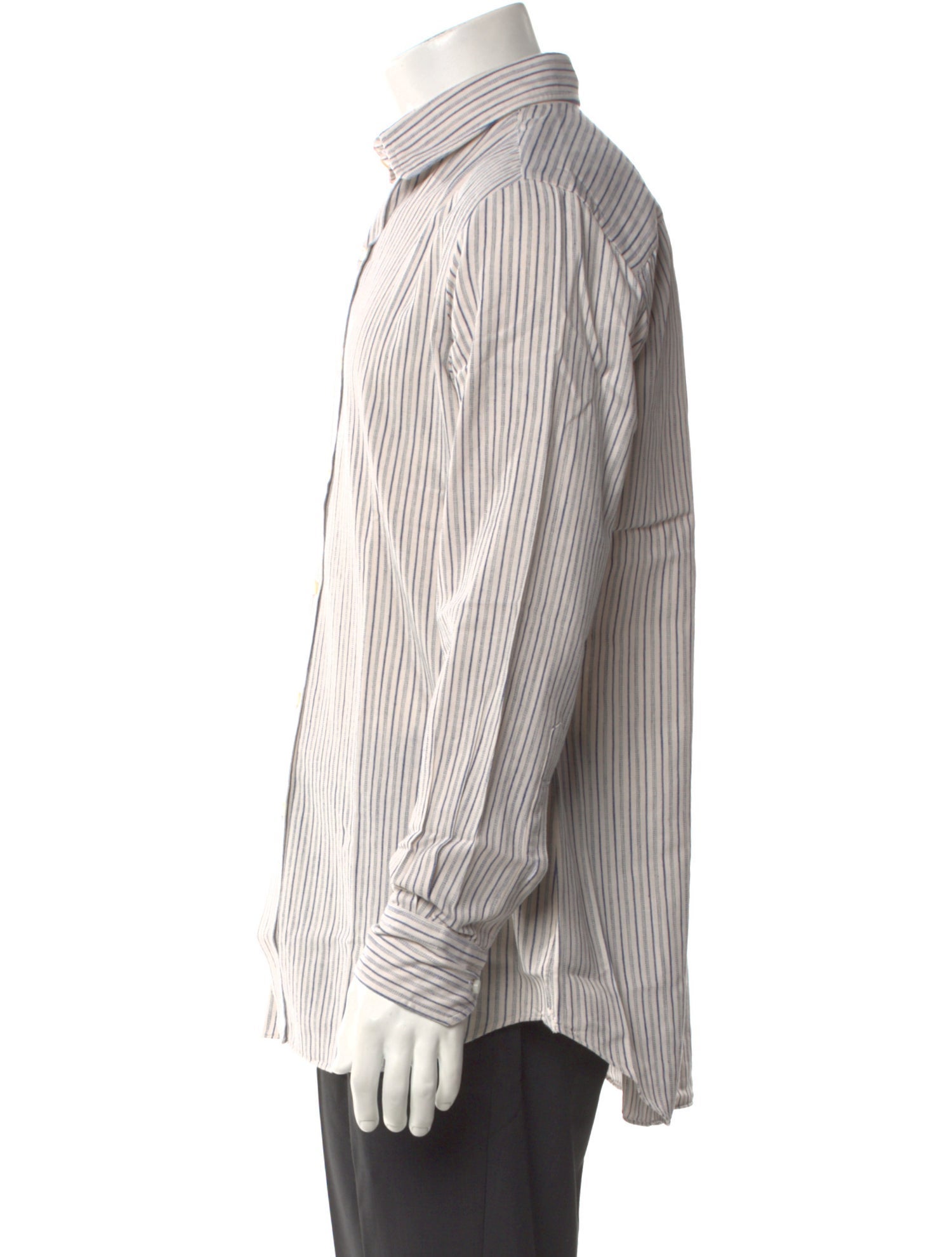 Salvatore Piccolo Striped Long Sleeve Dress Shirt