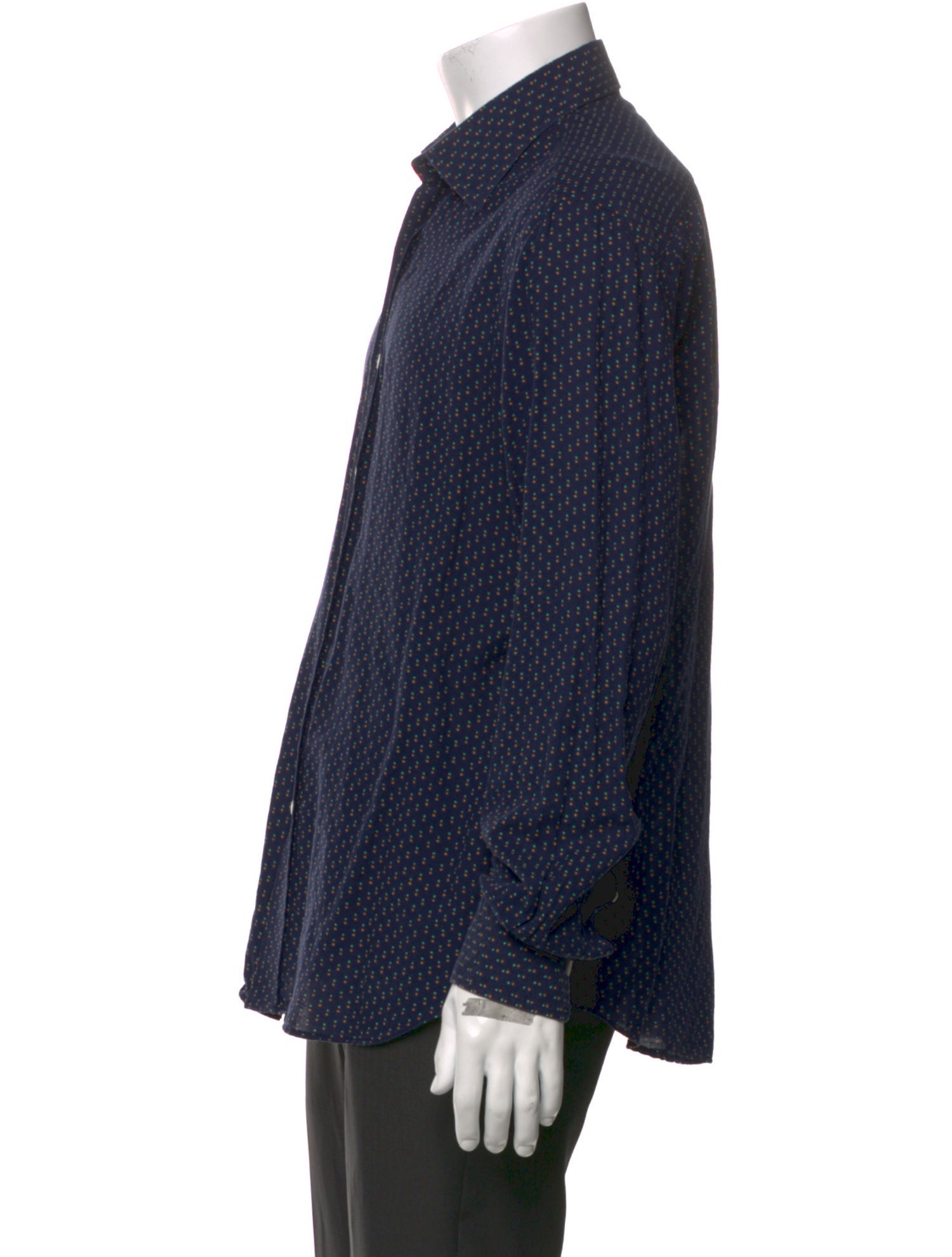 Salvatore Piccolo Printed Long Sleeve Dress Shirt